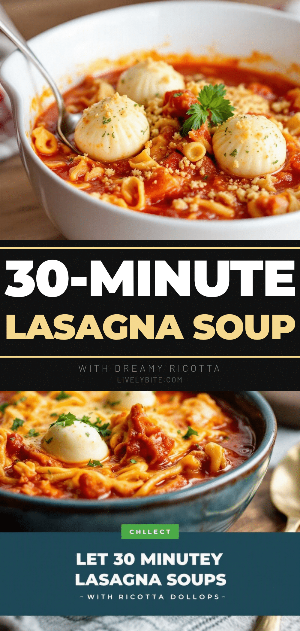 30-minute lasagna soup recipe
