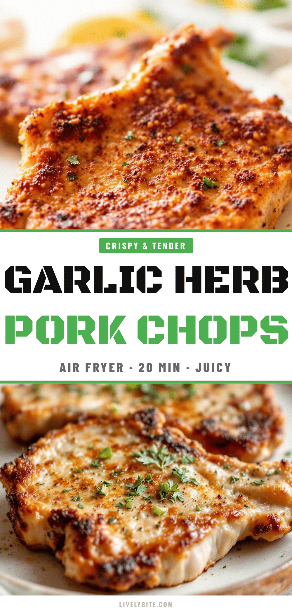 air fryer pork chops recipe