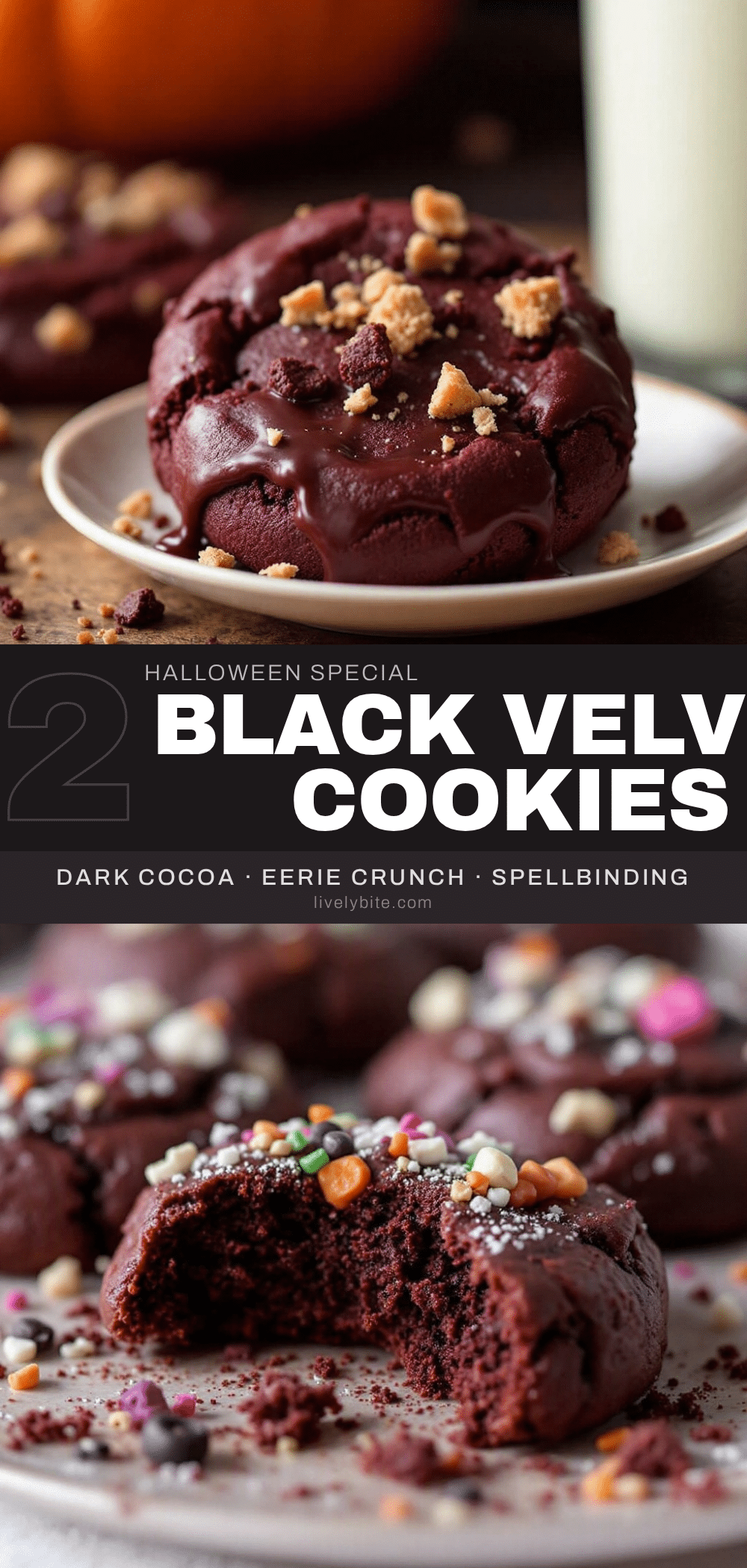 best black velvet Halloween sugar cookie recipe recipe