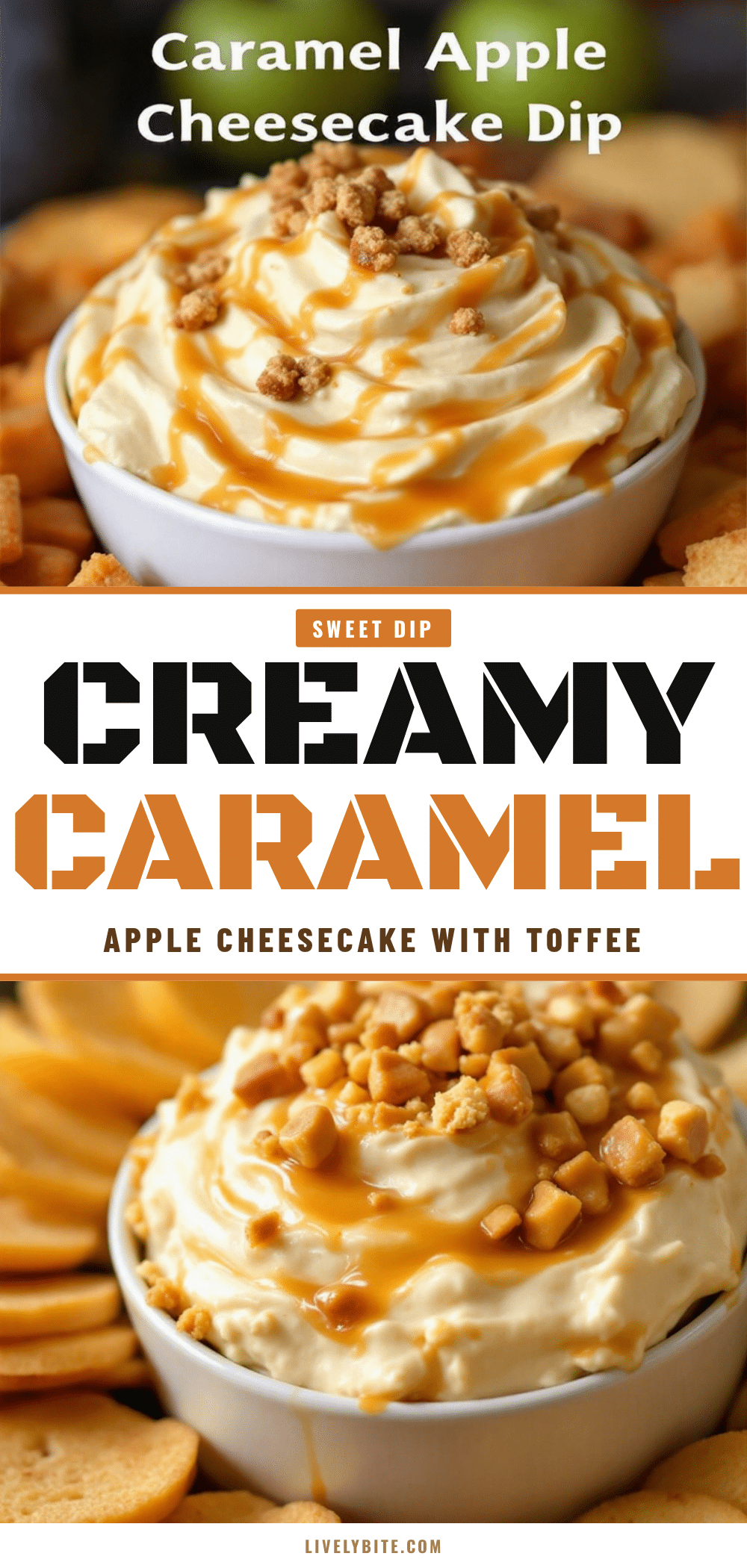 caramel apple cheesecake dip recipe