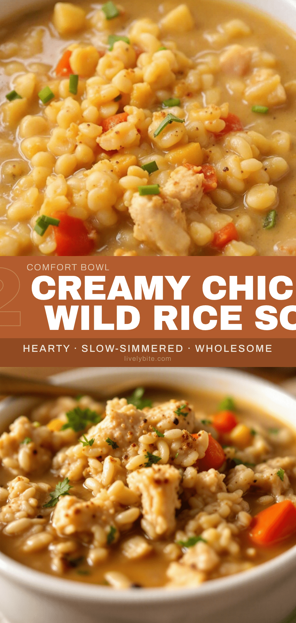 creamy chicken and wild rice soup recipe