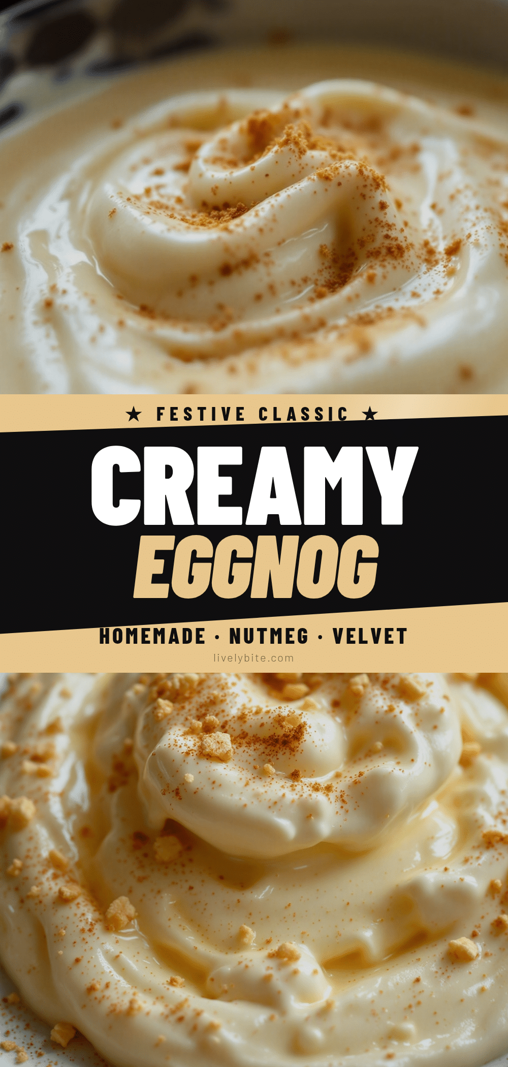 creamy homemade eggnog with fresh nutmeg recipe