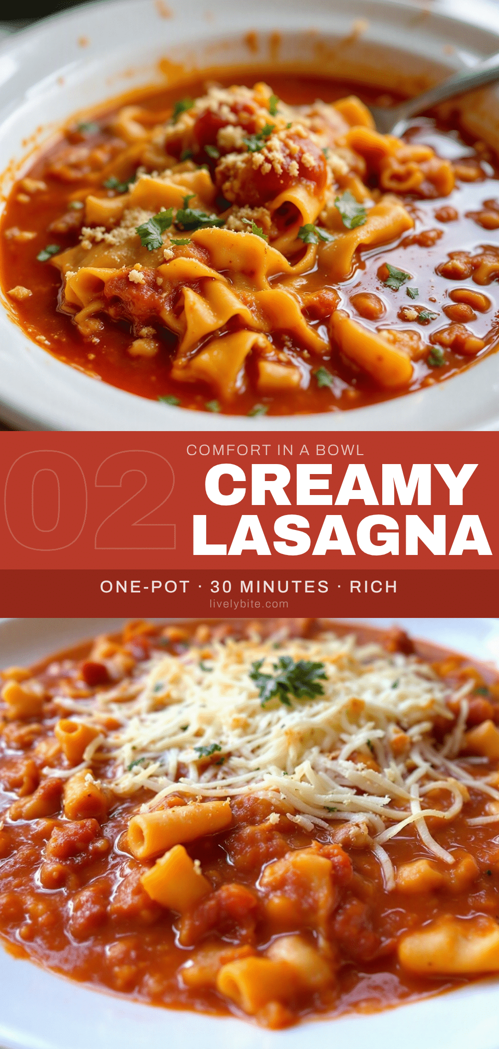 creamy lasagna soup recipe