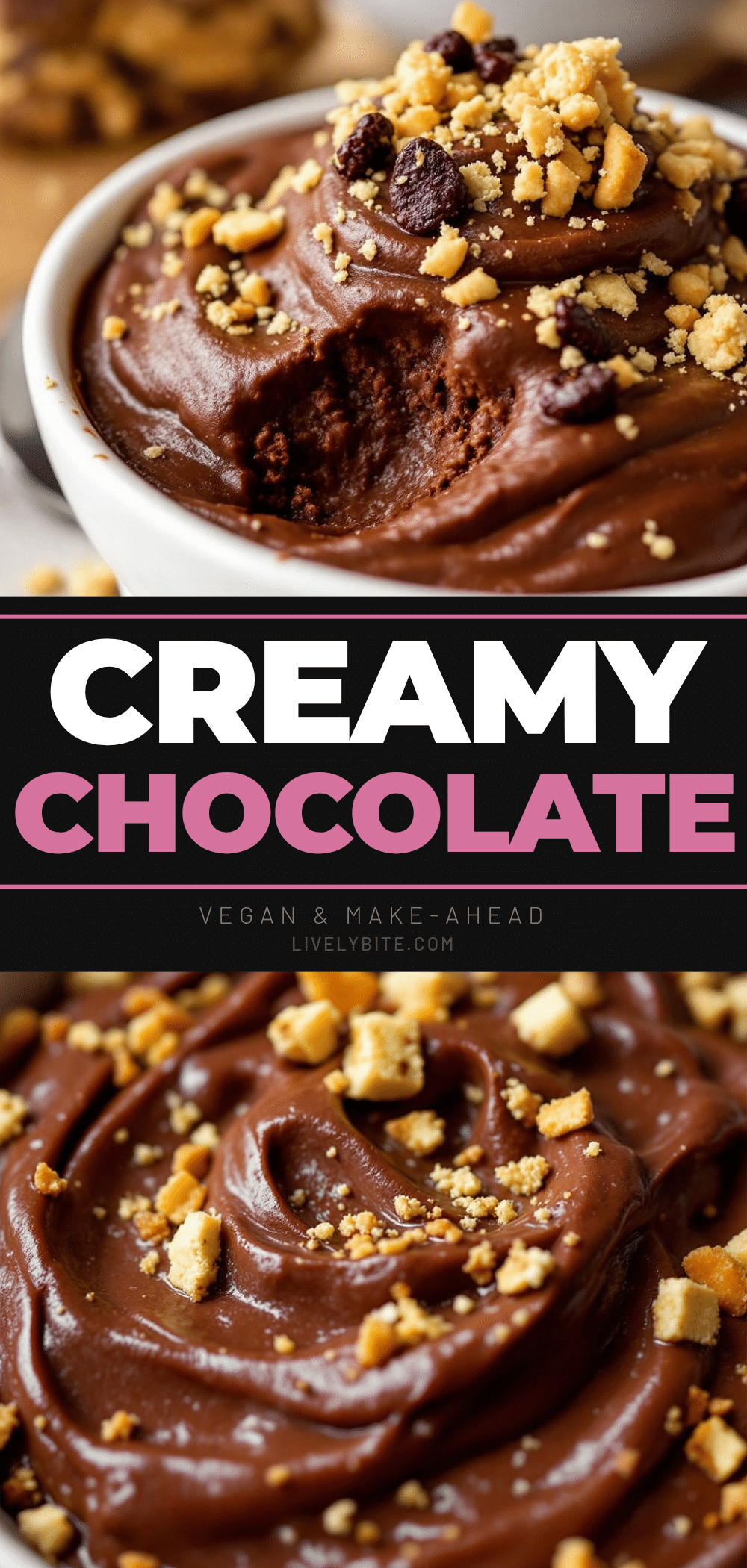 creamy vegan chocolate avocado pudding recipe