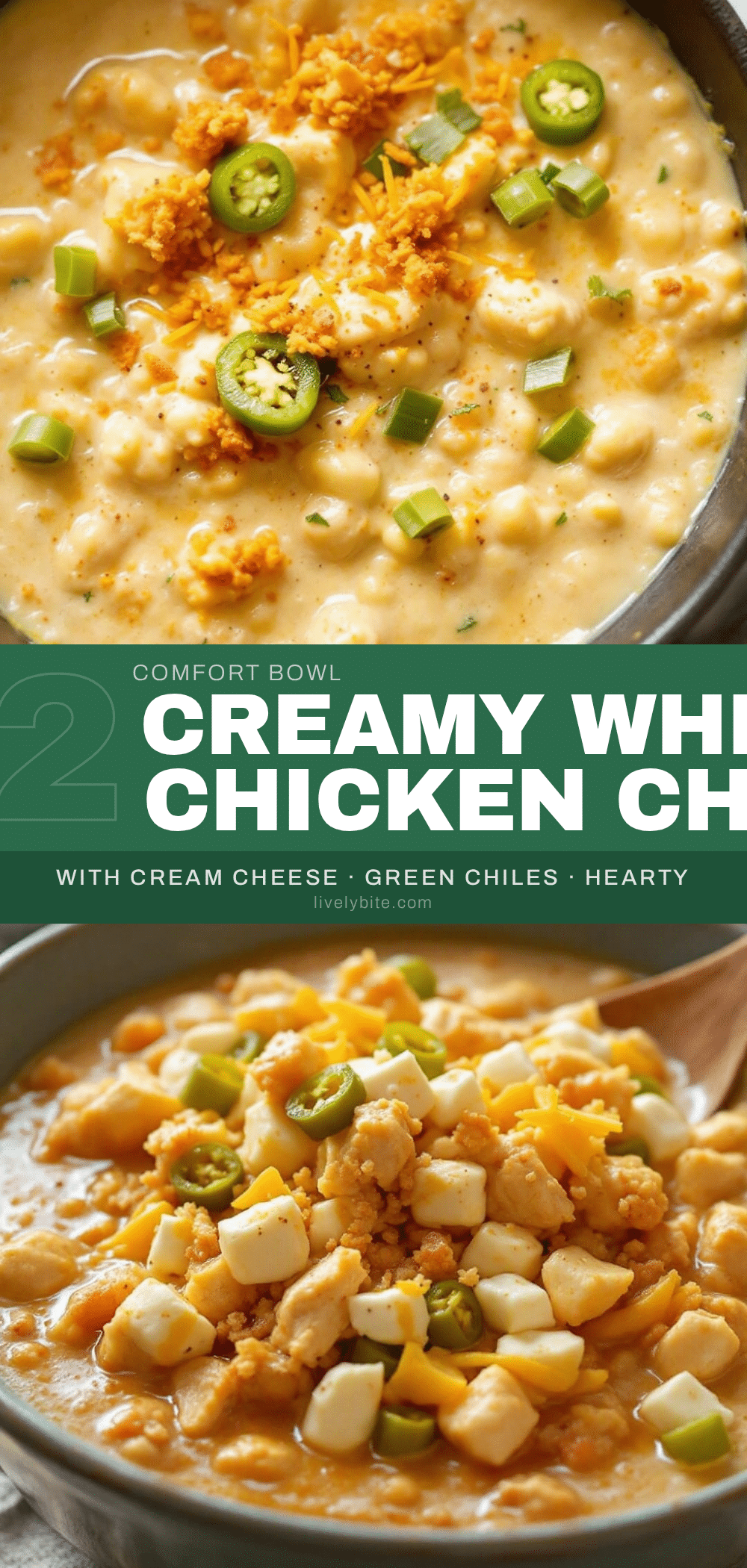 creamy white chicken chili recipe