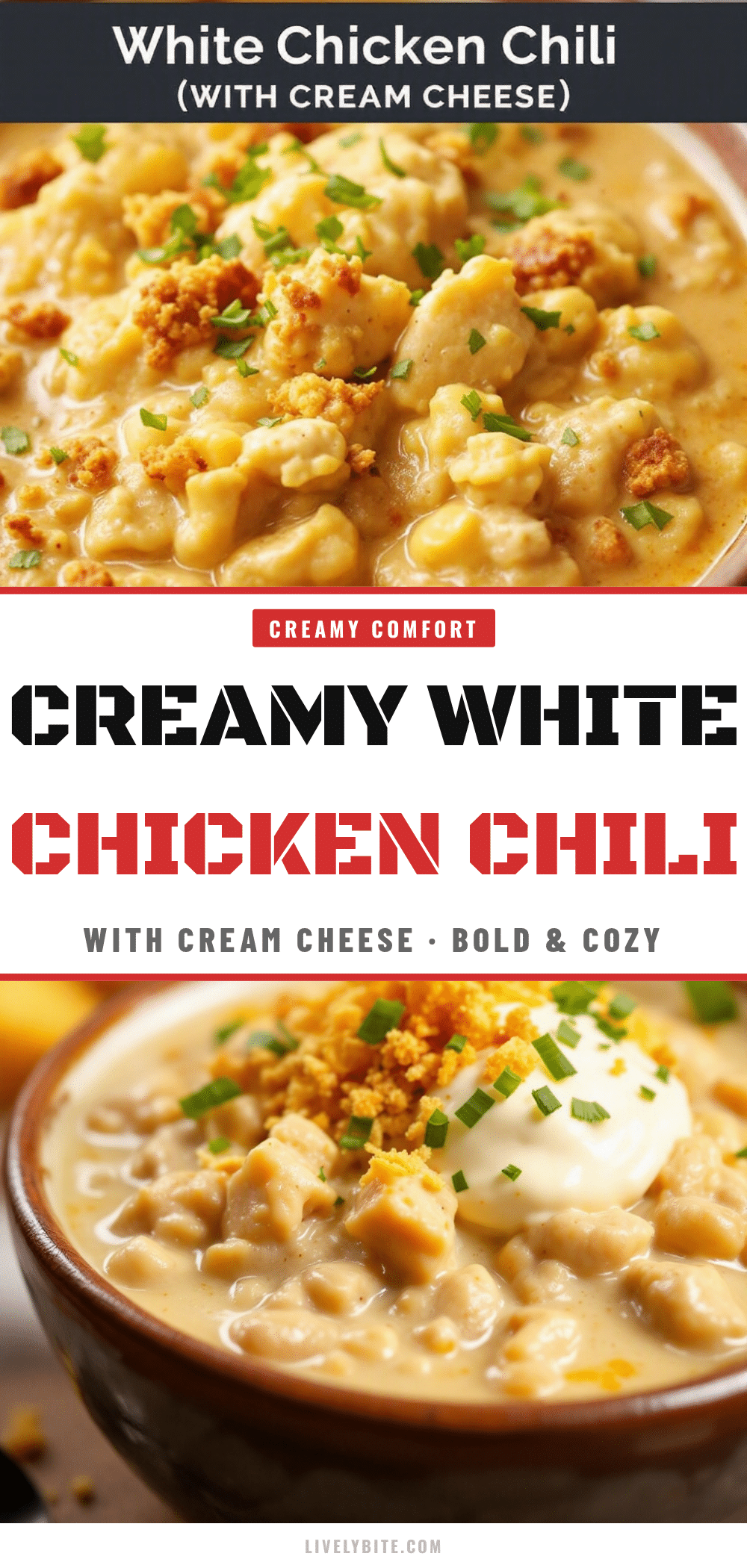 creamy white chicken chili with cream cheese recipe
