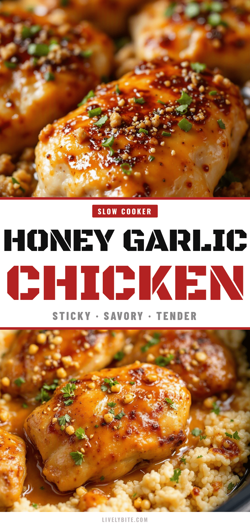 crockpot honey garlic chicken thighs recipe