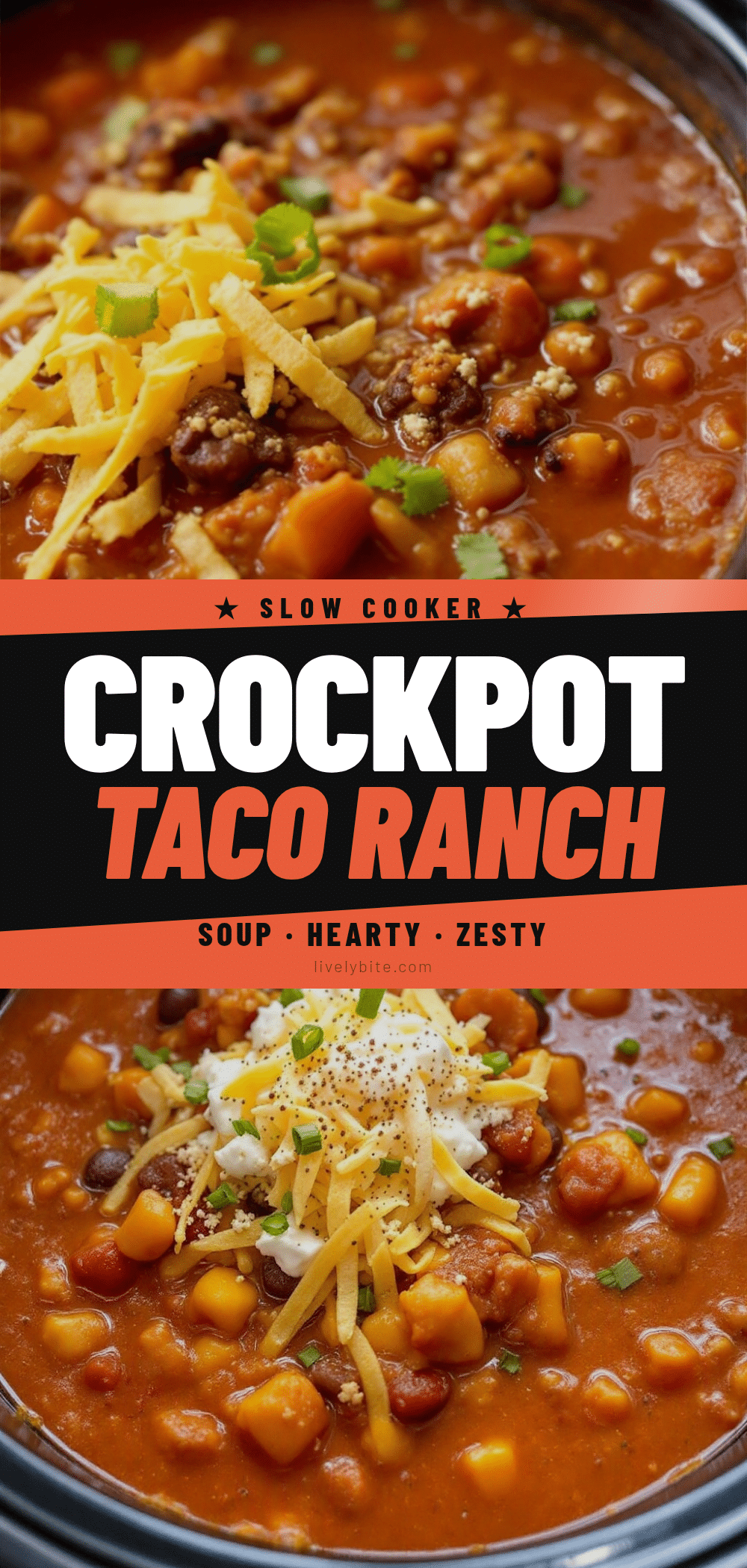 crockpot taco soup with ranch seasoning recipe