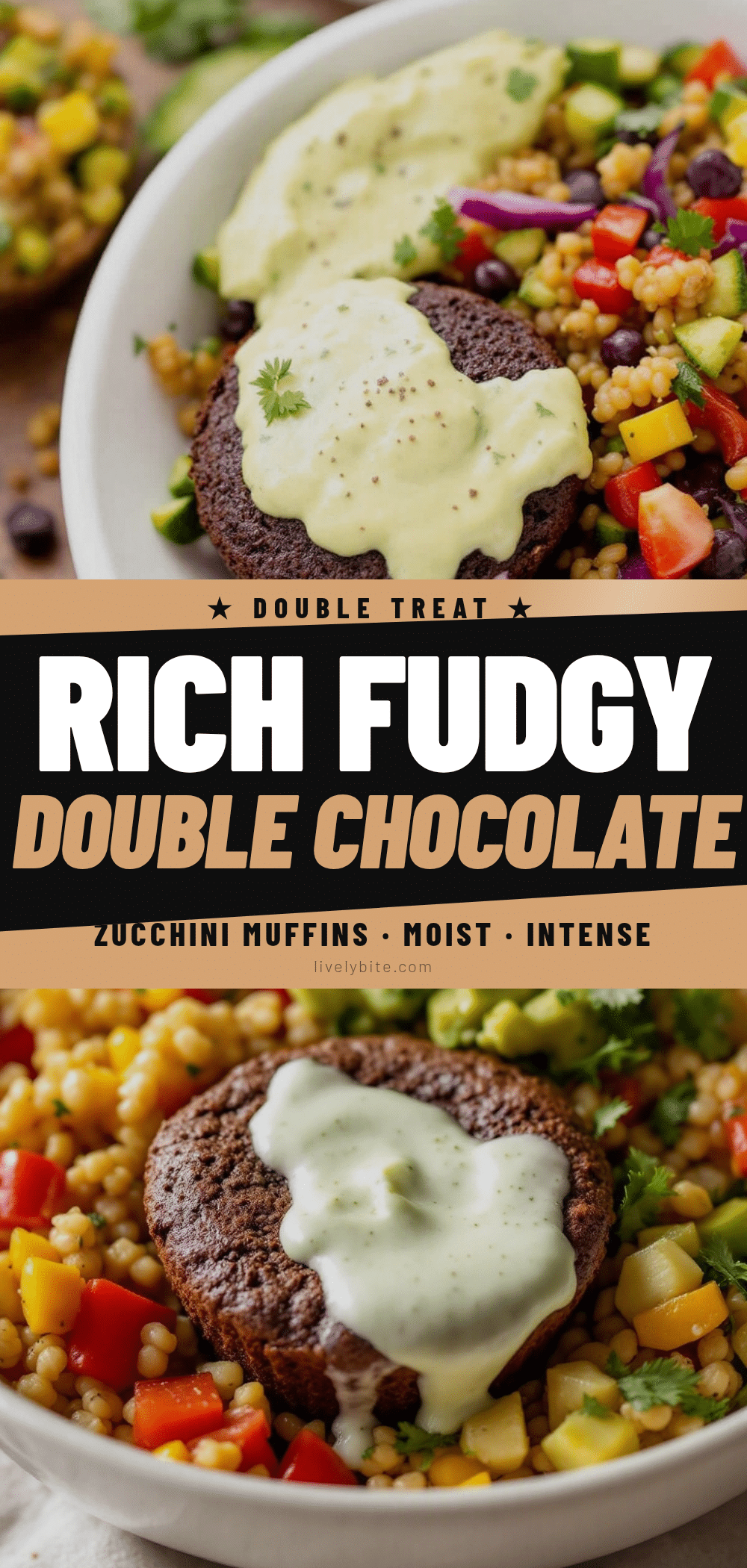 double chocolate zucchini muffins recipe