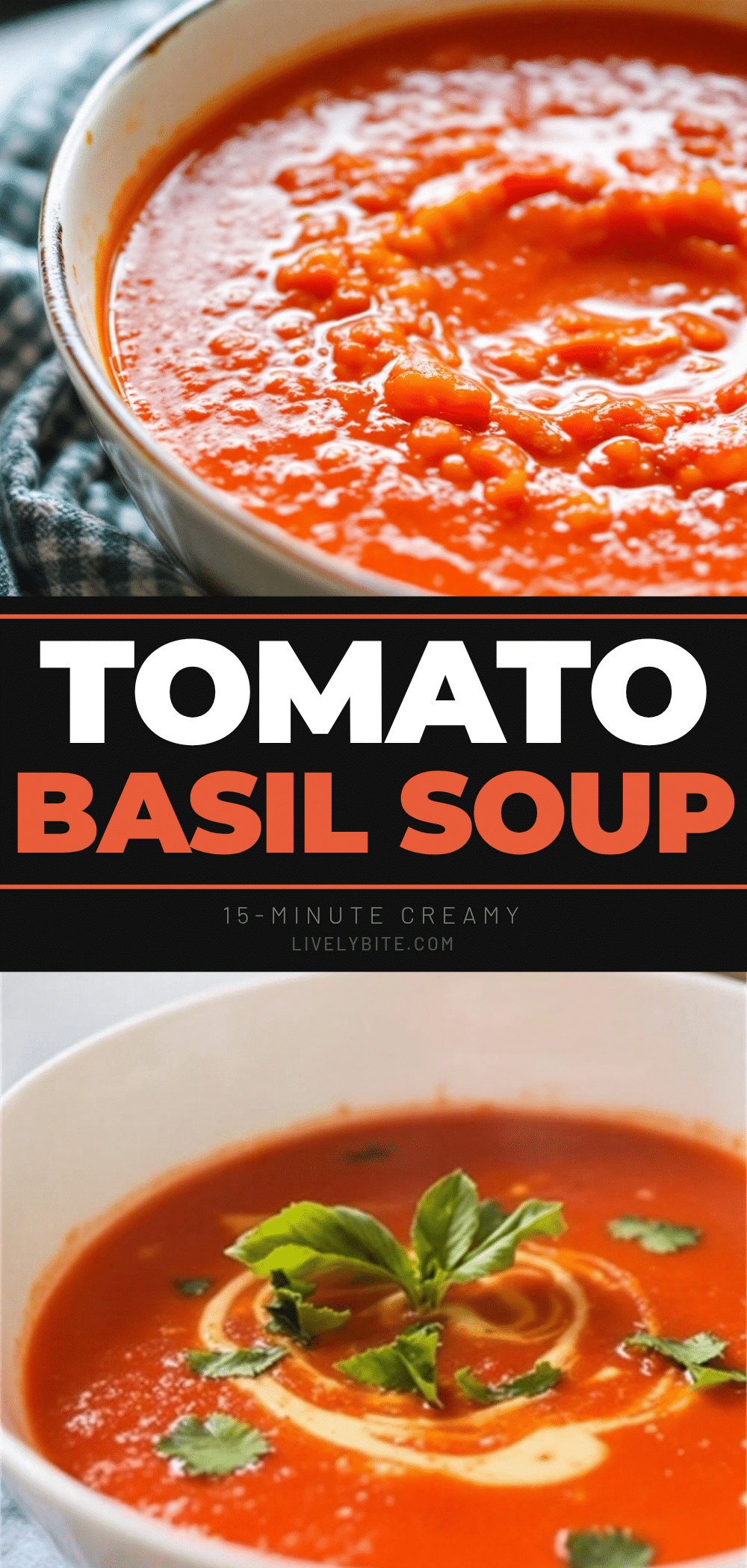 Easy 15-Minute Fresh Tomato Basil Soup Recipe recipe
