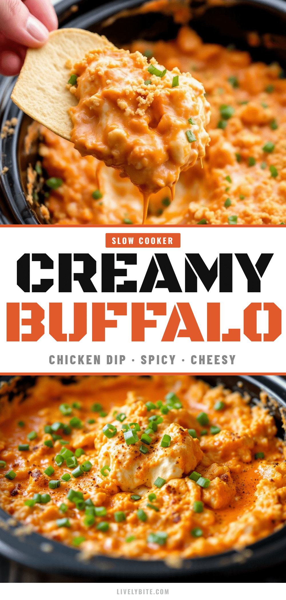 easy crockpot buffalo chicken dip with cream cheese recipe