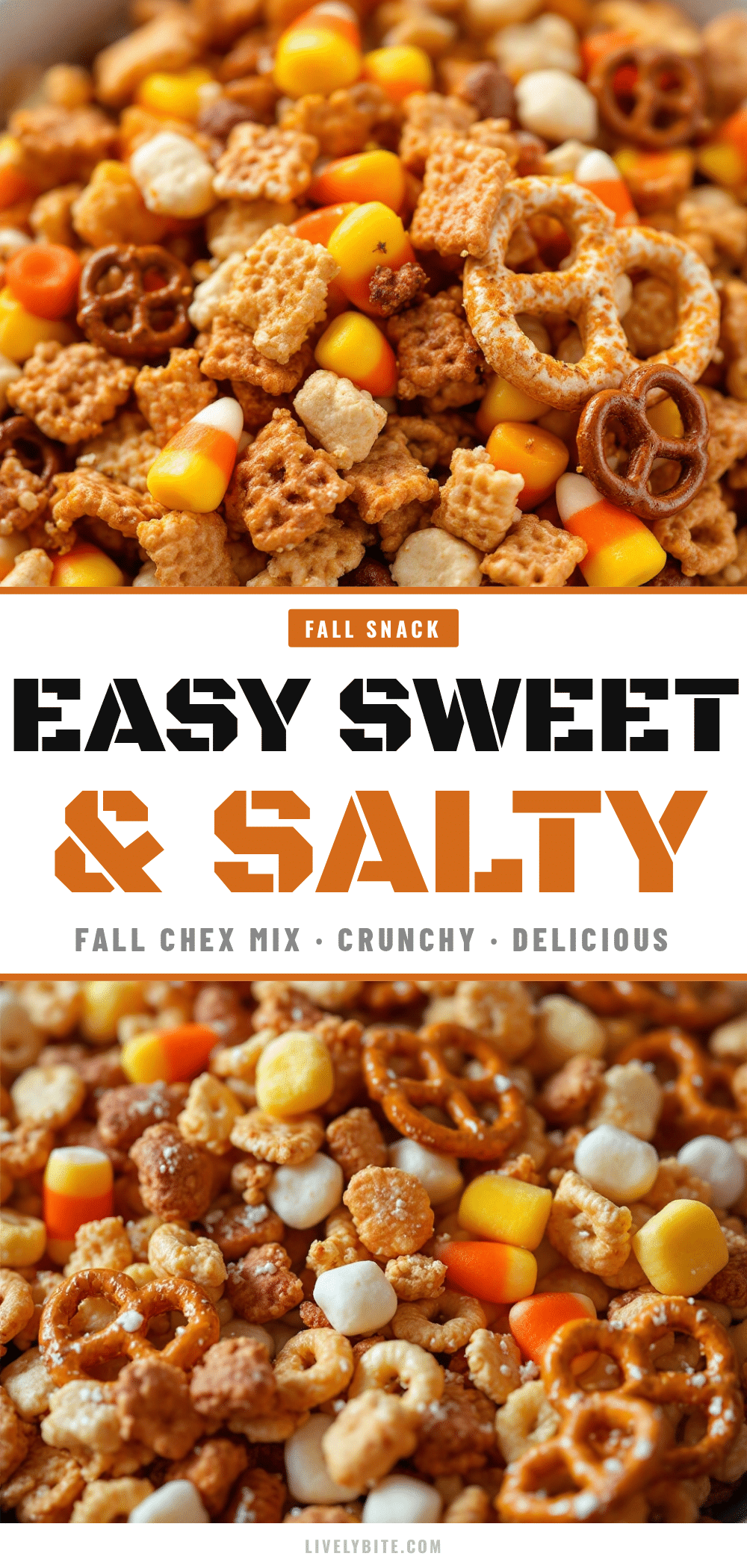 Easy Fall Chex Mix recipe