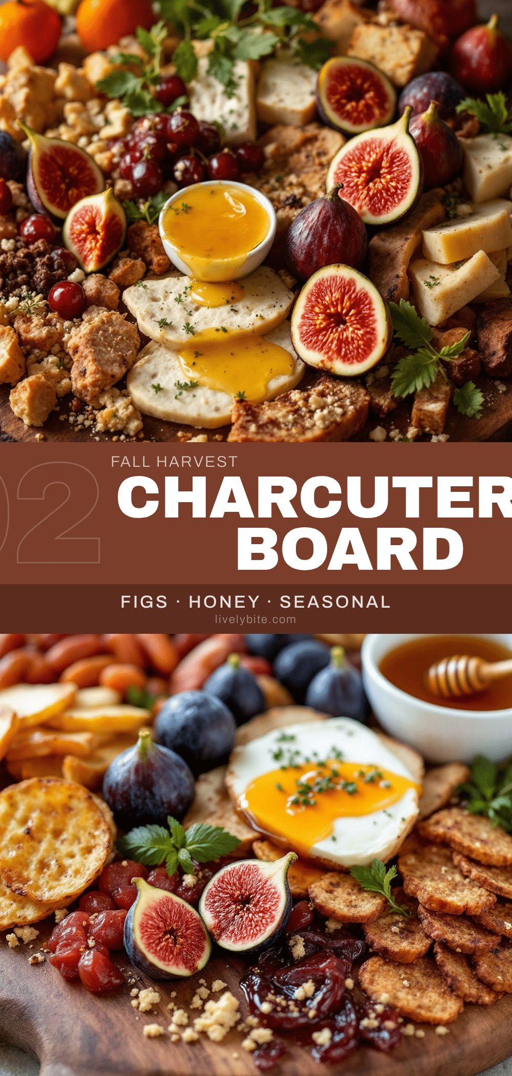 easy fall harvest charcuterie board with figs and honey recipe