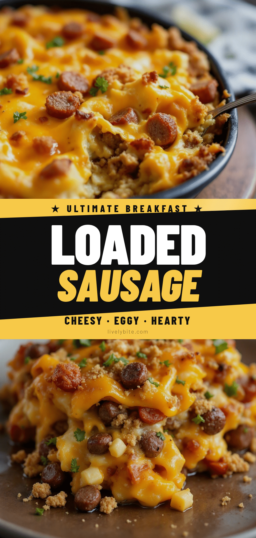 easy loaded breakfast casserole recipe