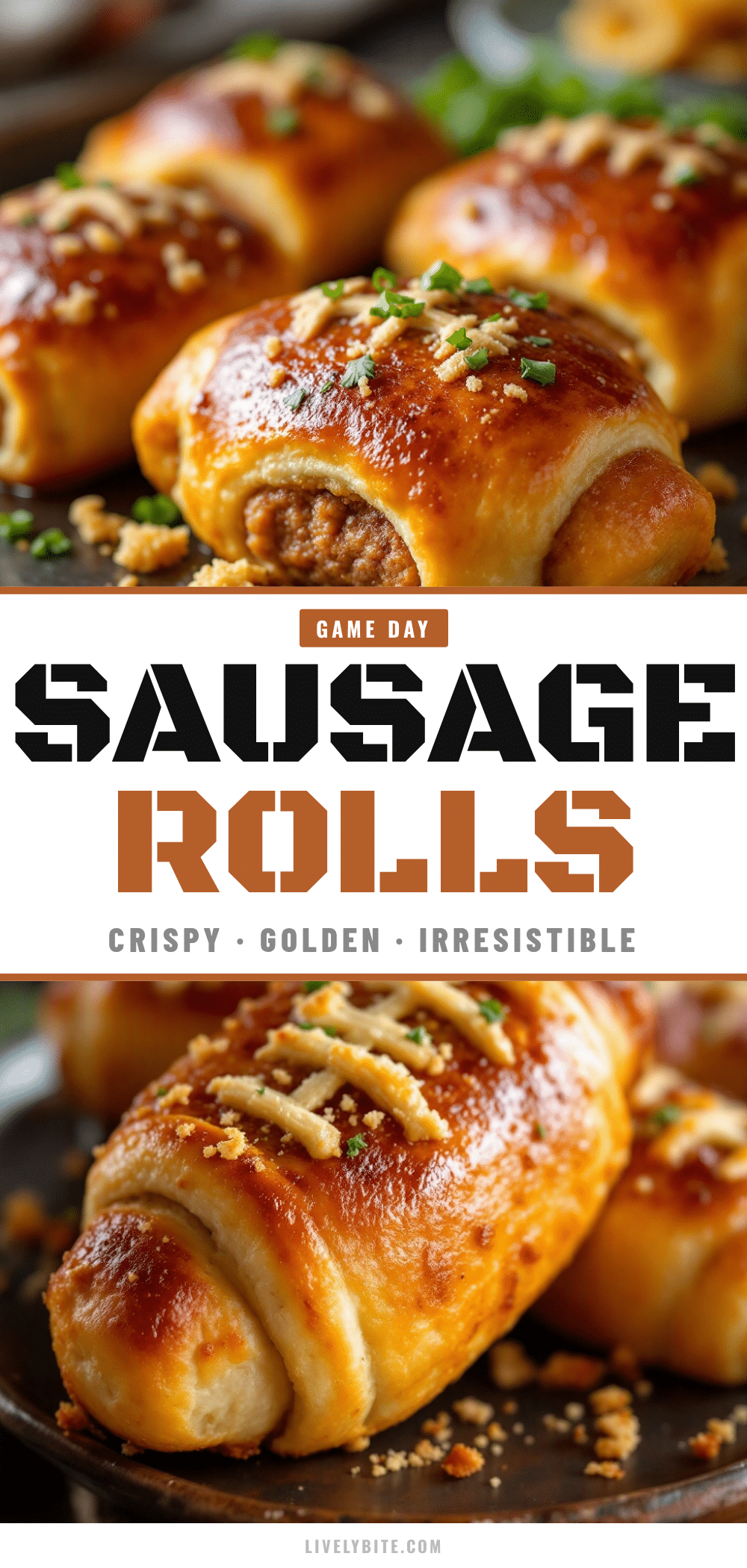 football sausage rolls recipe
