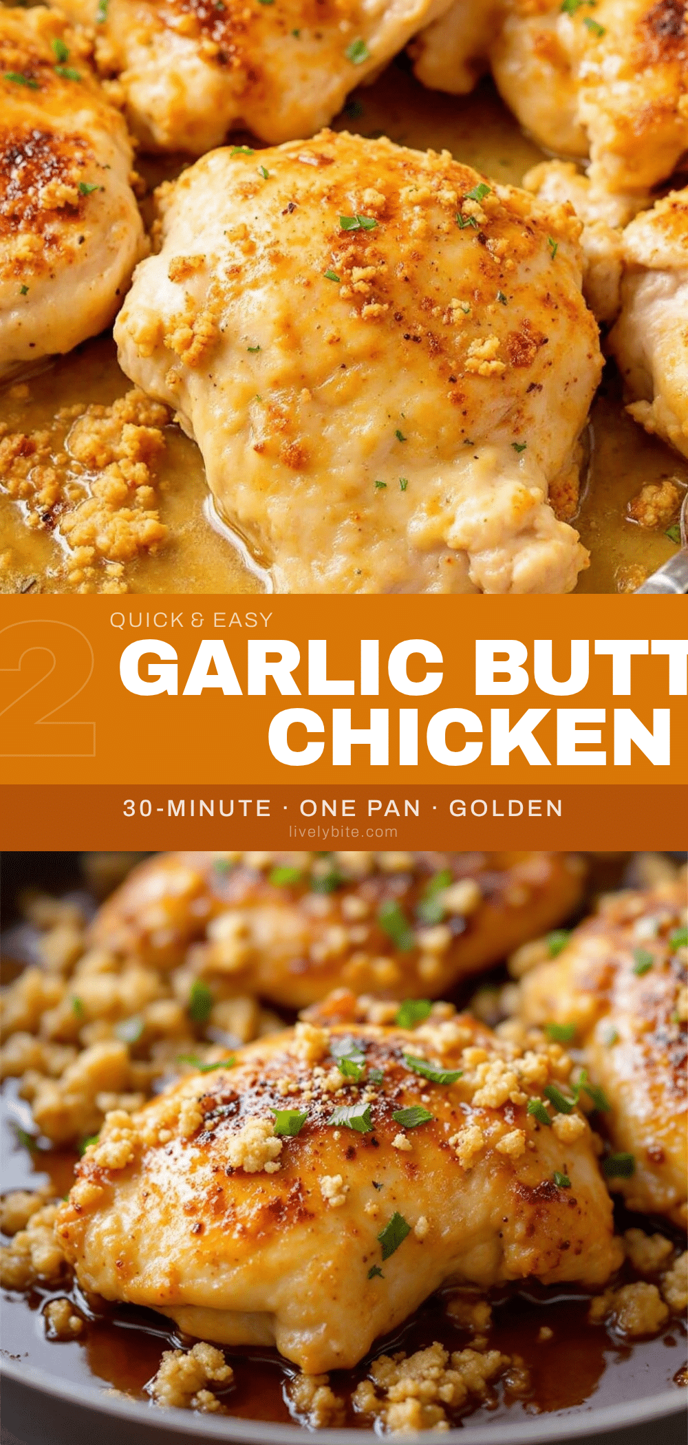 garlic butter chicken thighs recipe