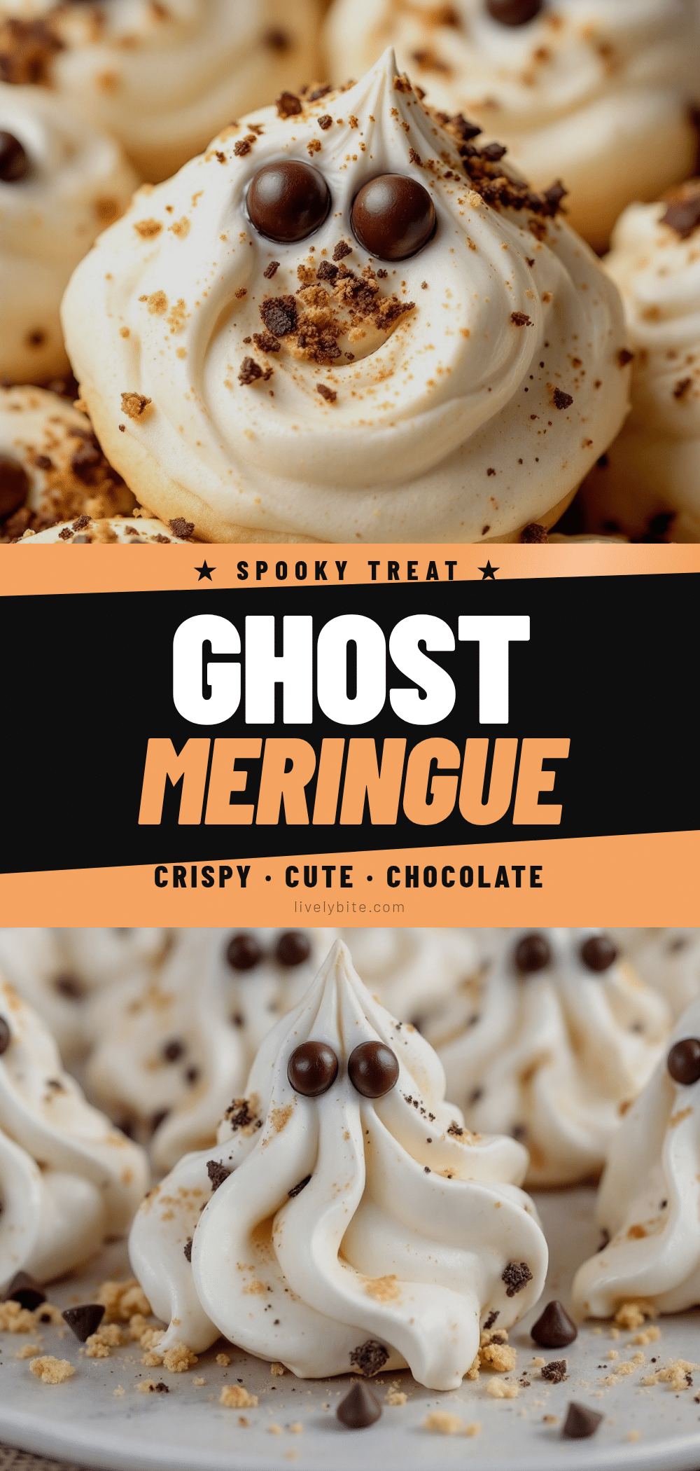 ghost meringue cookies recipe