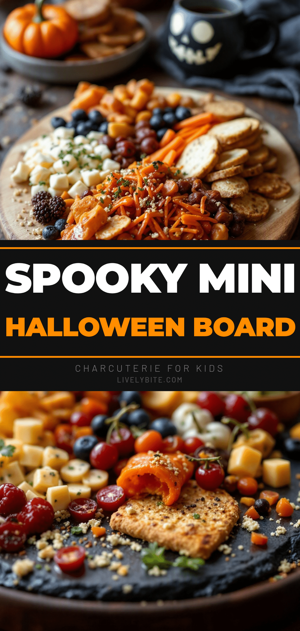 halloween charcuterie board for kids recipe