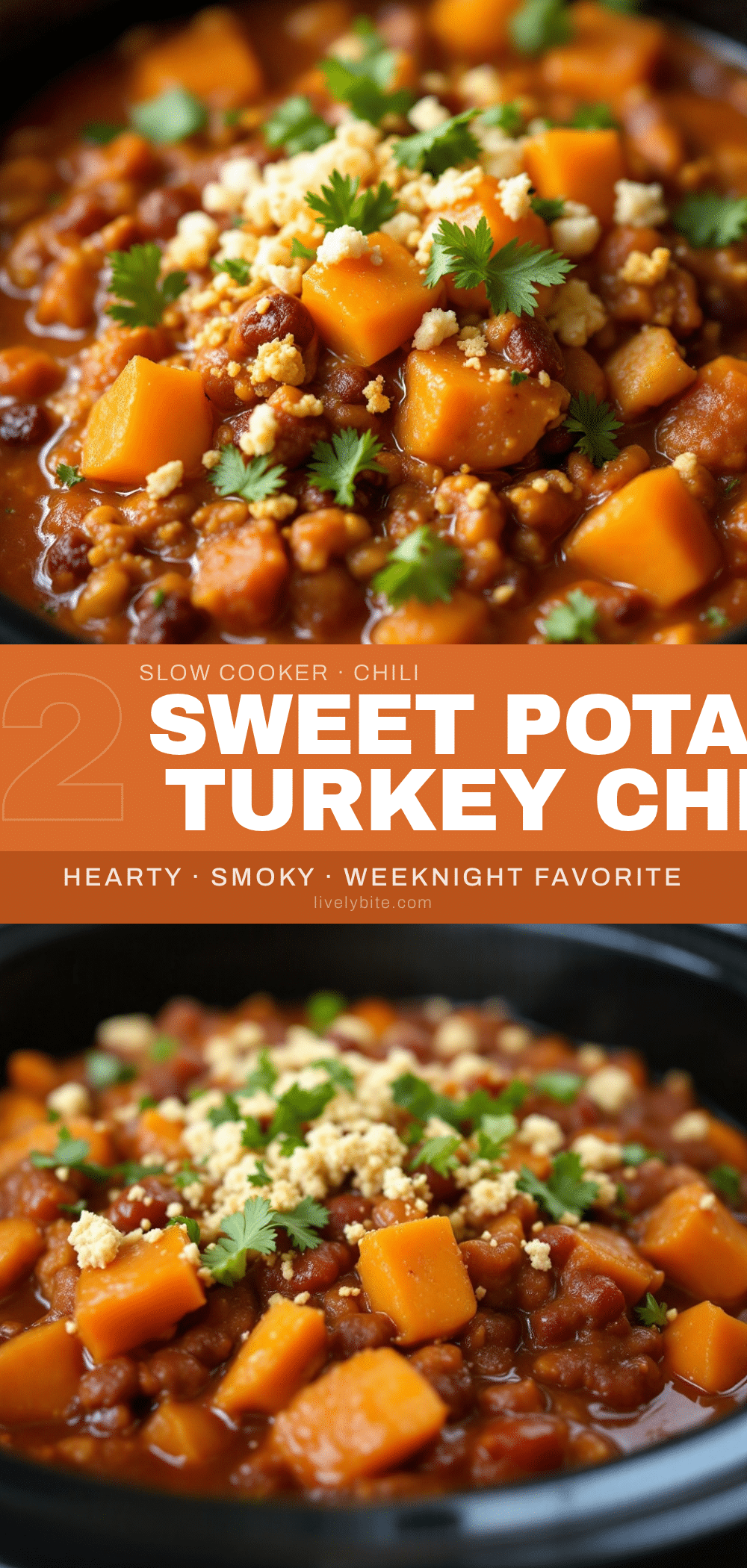 healthy crockpot turkey chili with sweet potato recipe