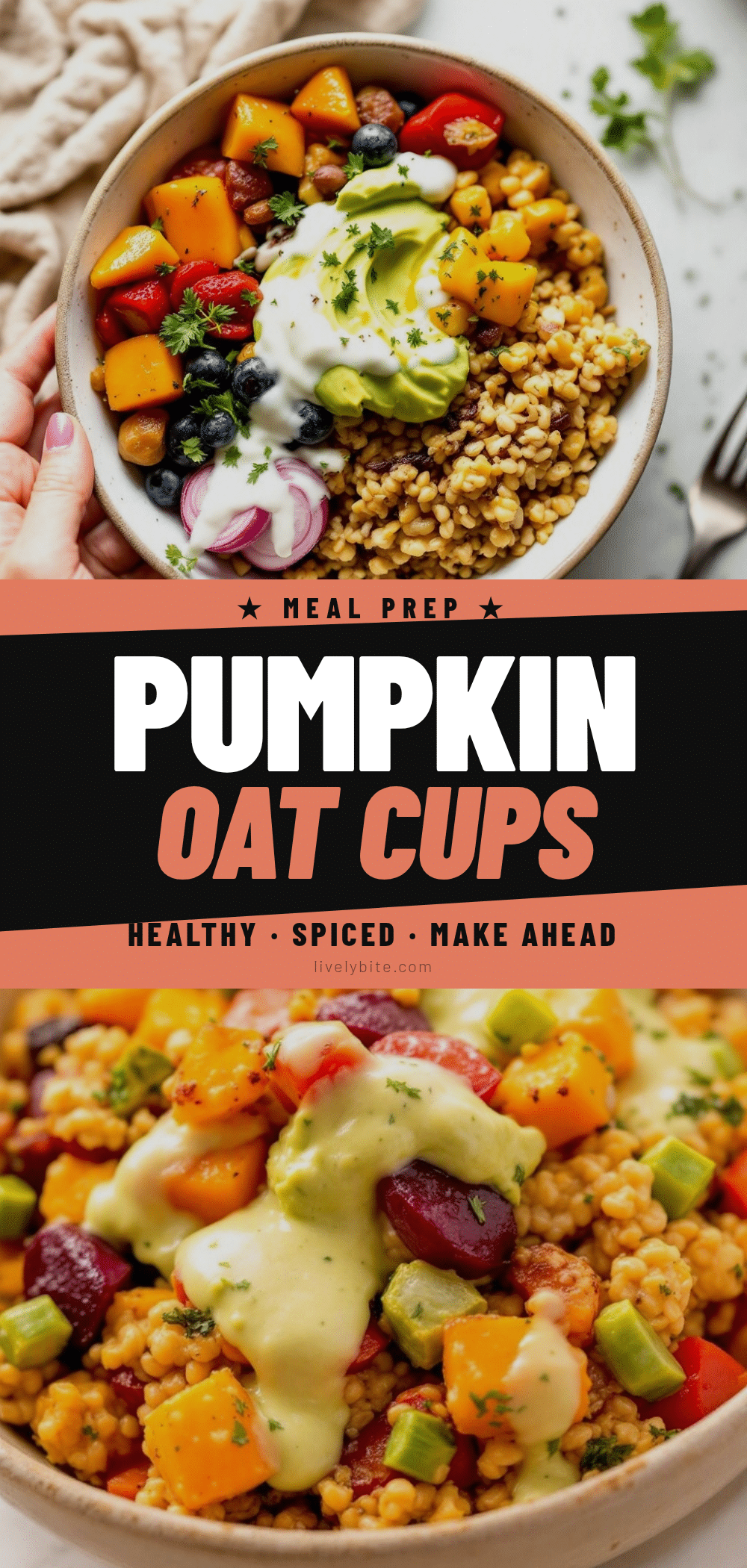 healthy pumpkin baked oatmeal cups recipe