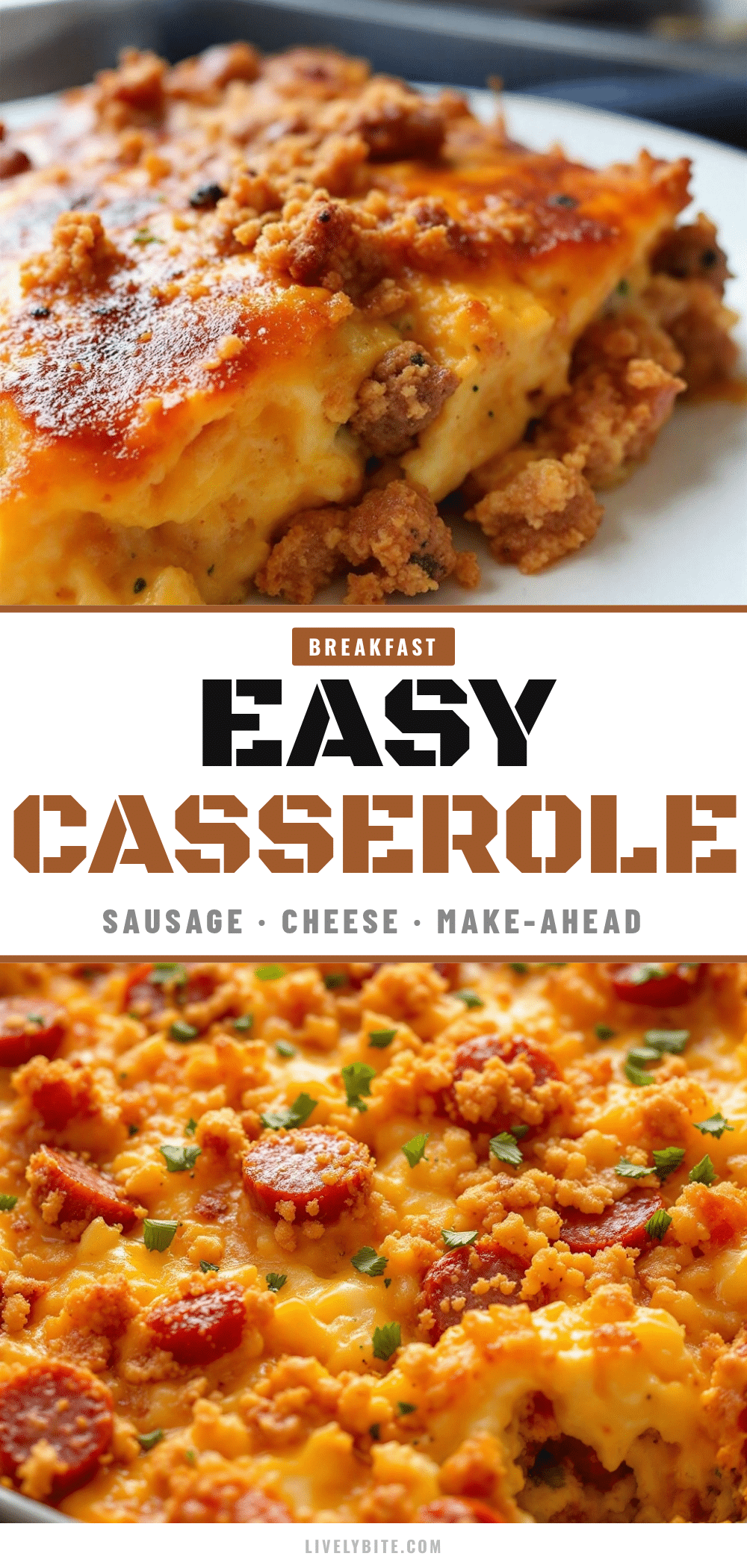make-ahead breakfast casserole with sausage recipe