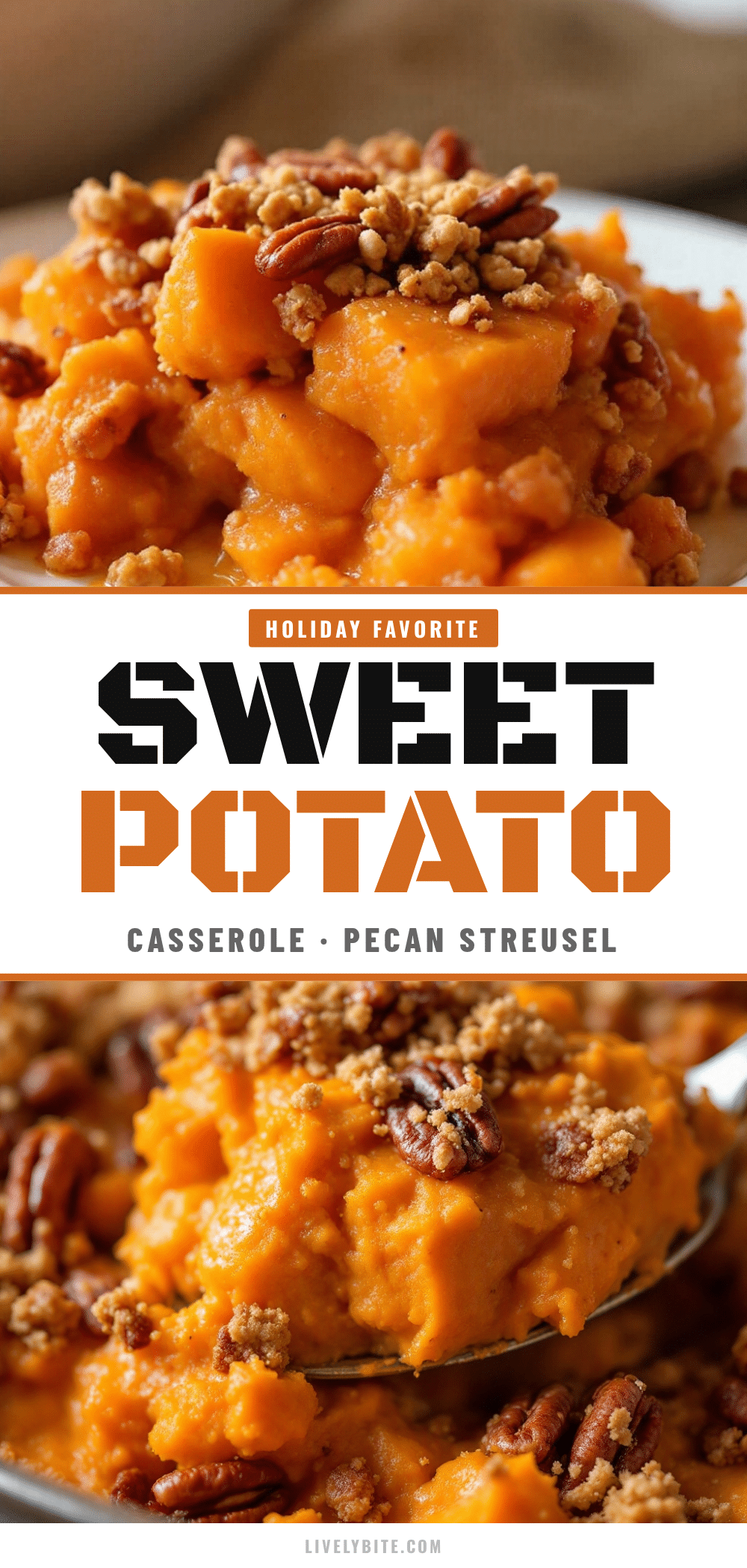 make-ahead sweet potato casserole recipe