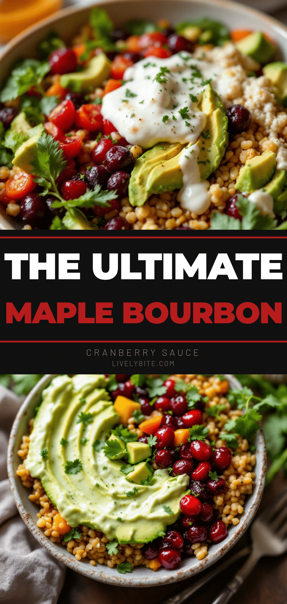 maple bourbon cranberry sauce recipe