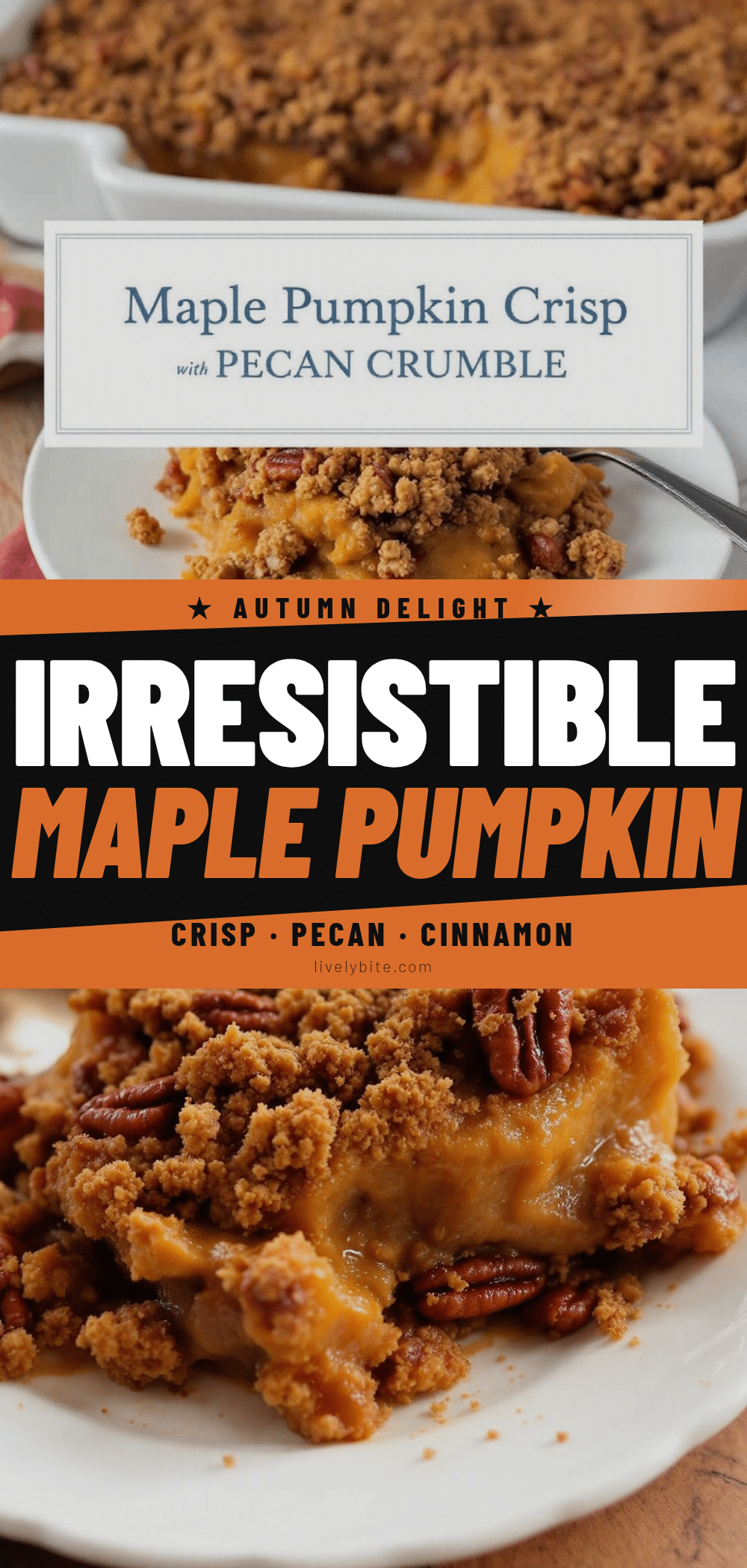maple pumpkin crisp recipe