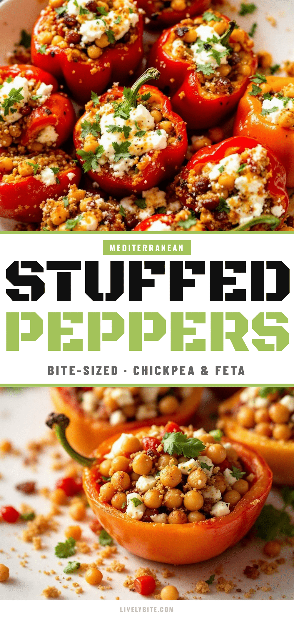 mediterranean stuffed mini peppers recipe