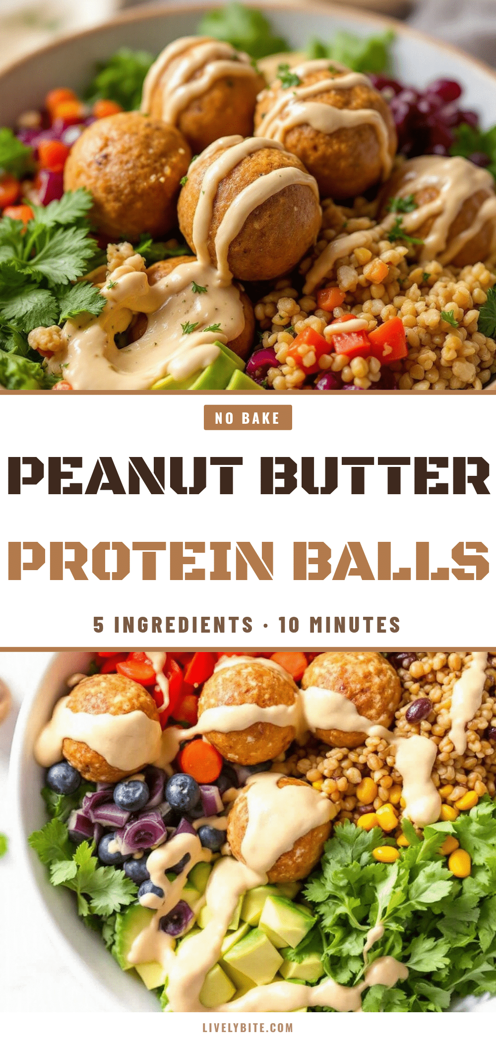 no-bake peanut butter protein balls recipe