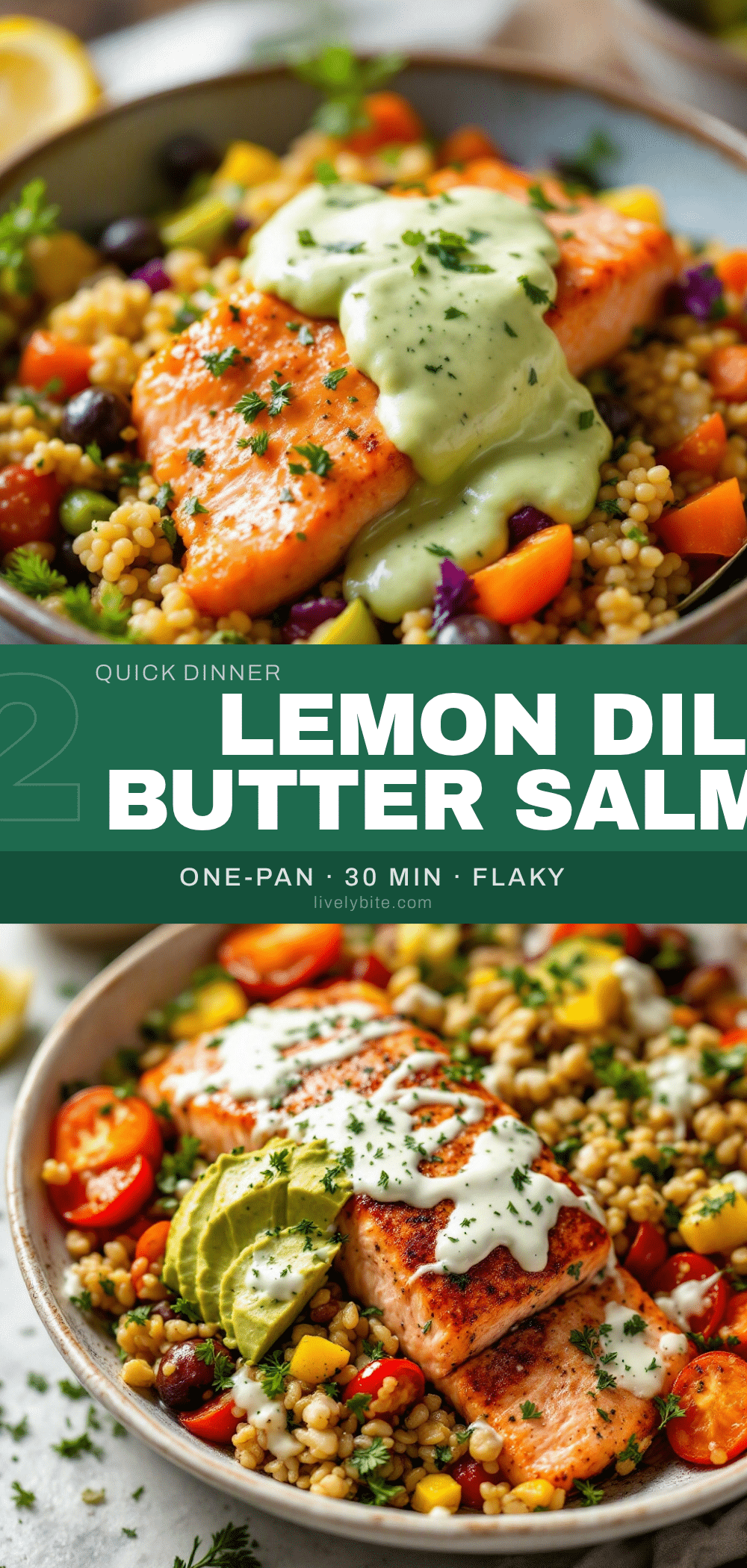 one-pan baked salmon with lemon dill butter recipe