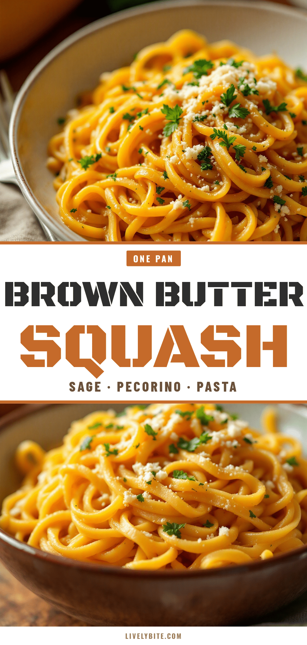 one-pan butternut squash pasta recipe