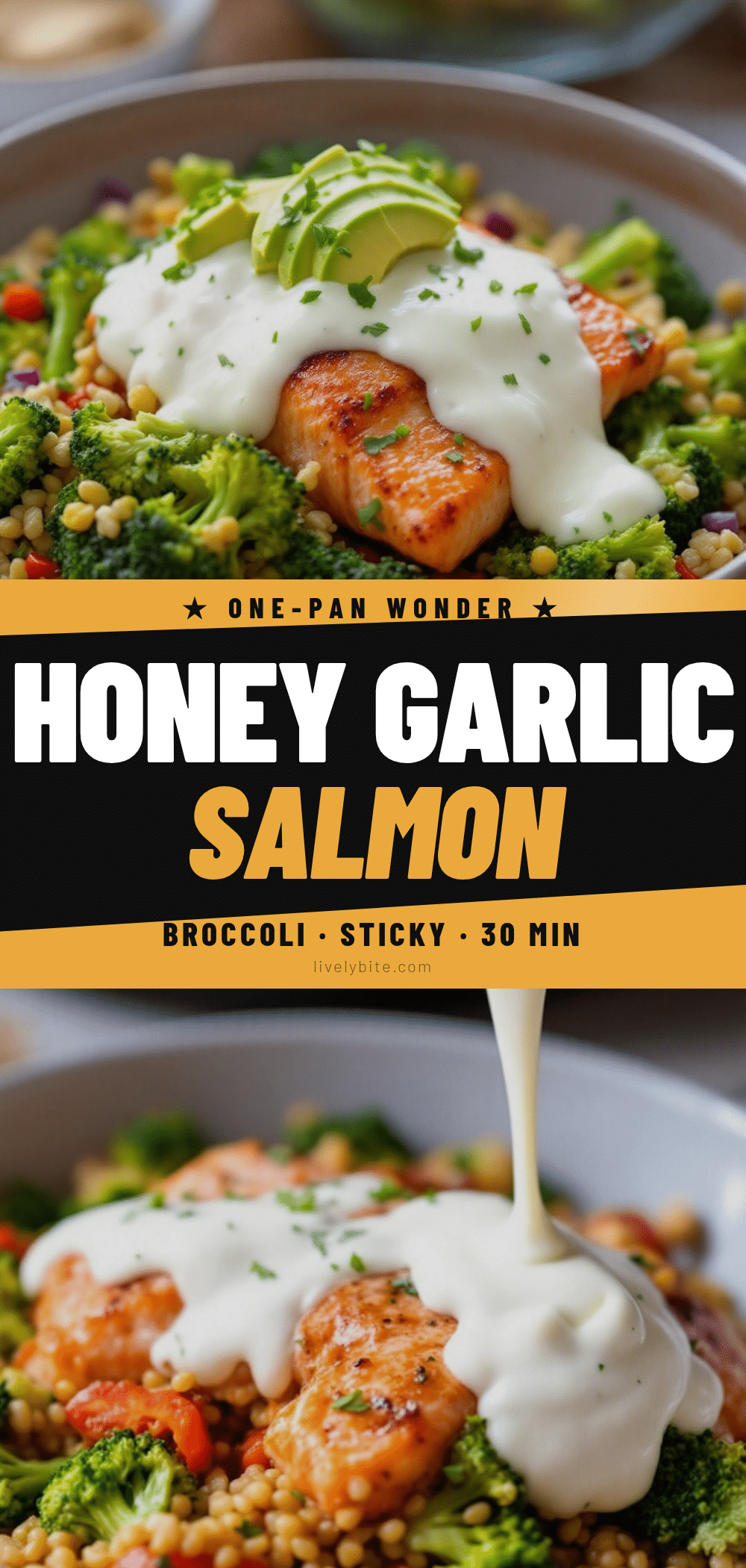one-pan honey garlic salmon with broccoli recipe