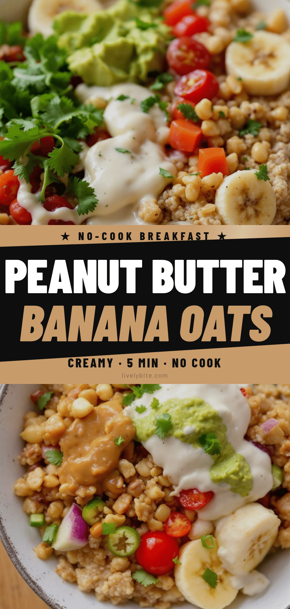 peanut butter banana overnight oats recipe