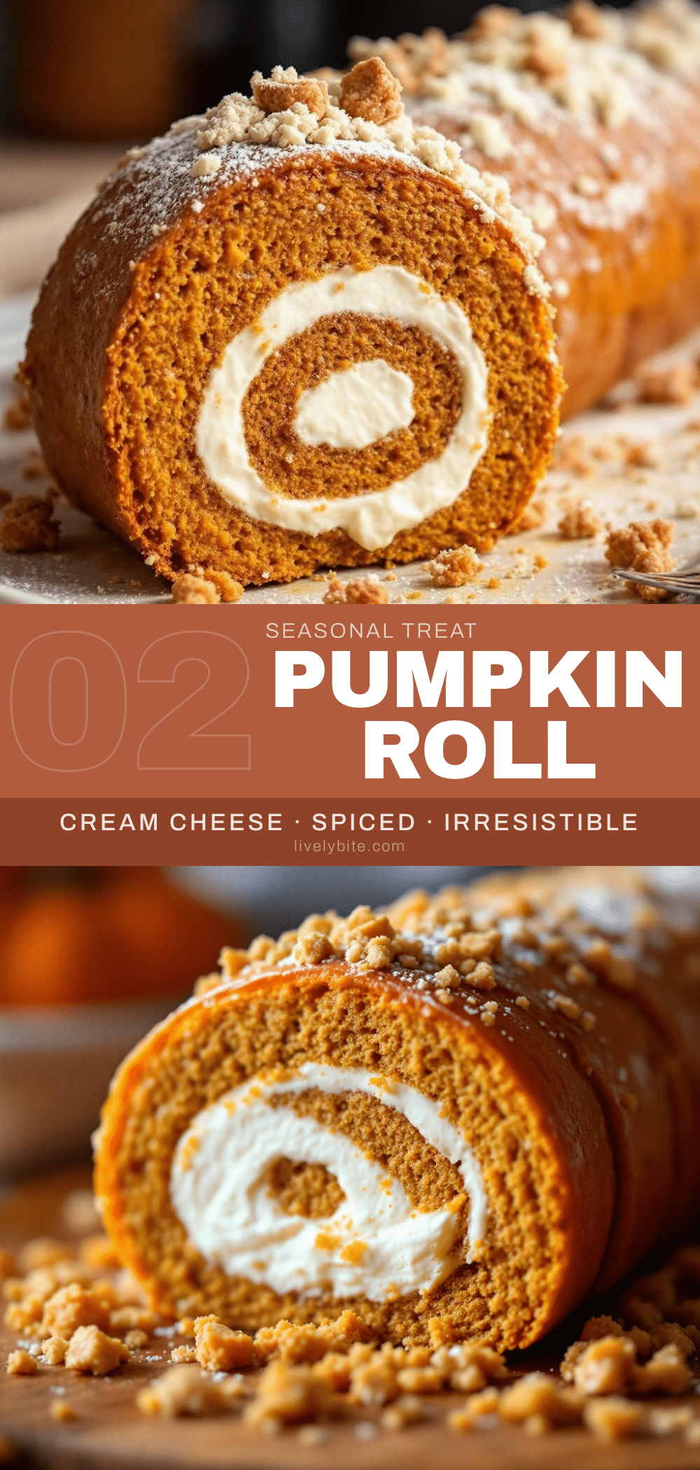 perfect pumpkin roll with cream cheese filling recipe