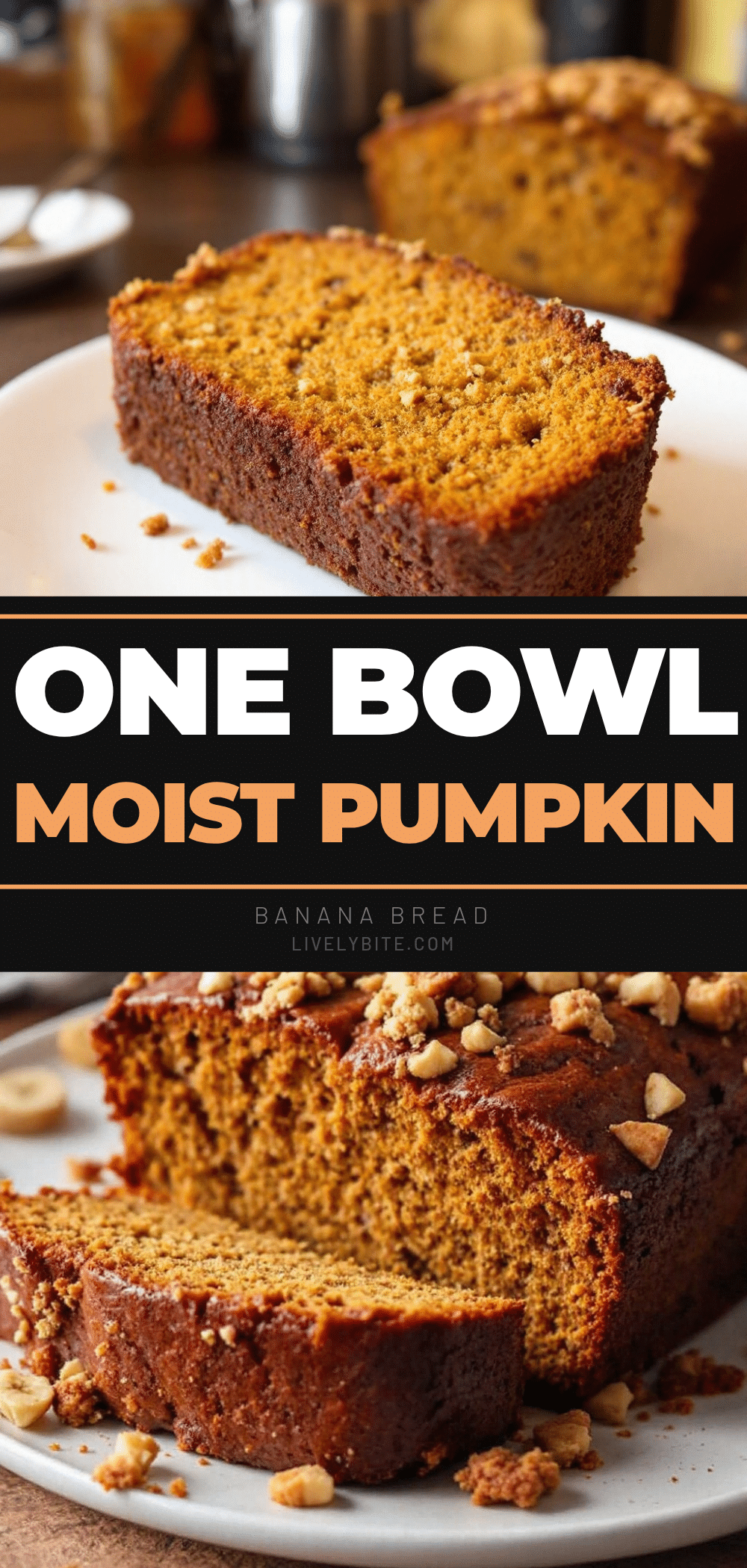 pumpkin banana bread recipe