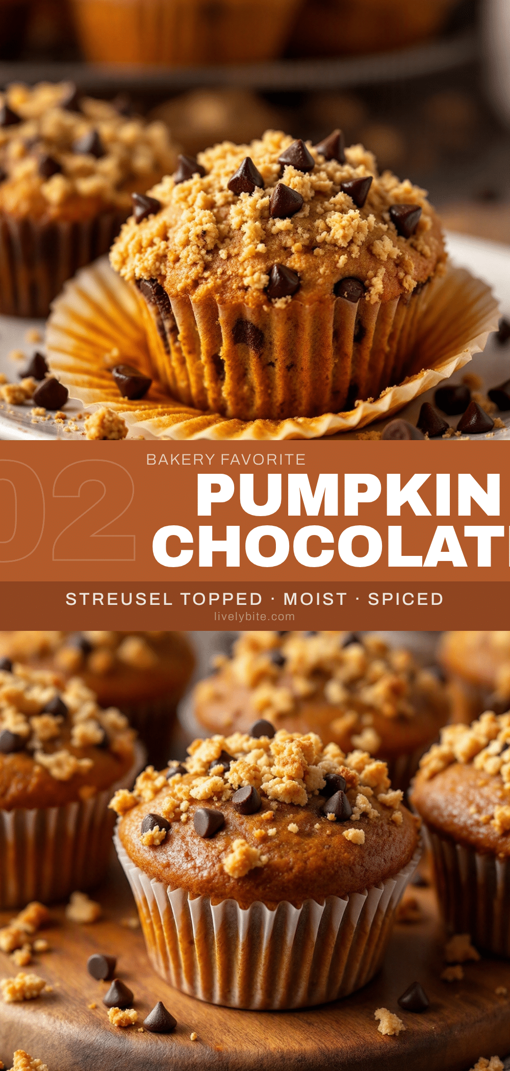 pumpkin chocolate chip muffins recipe