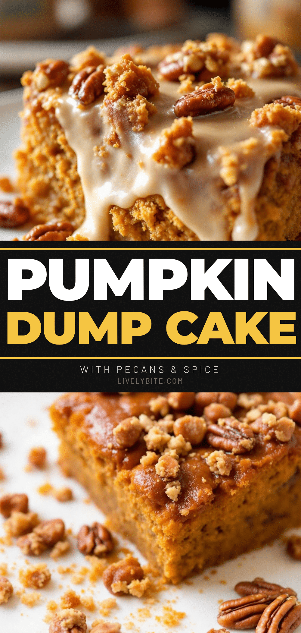 pumpkin dump cake recipe