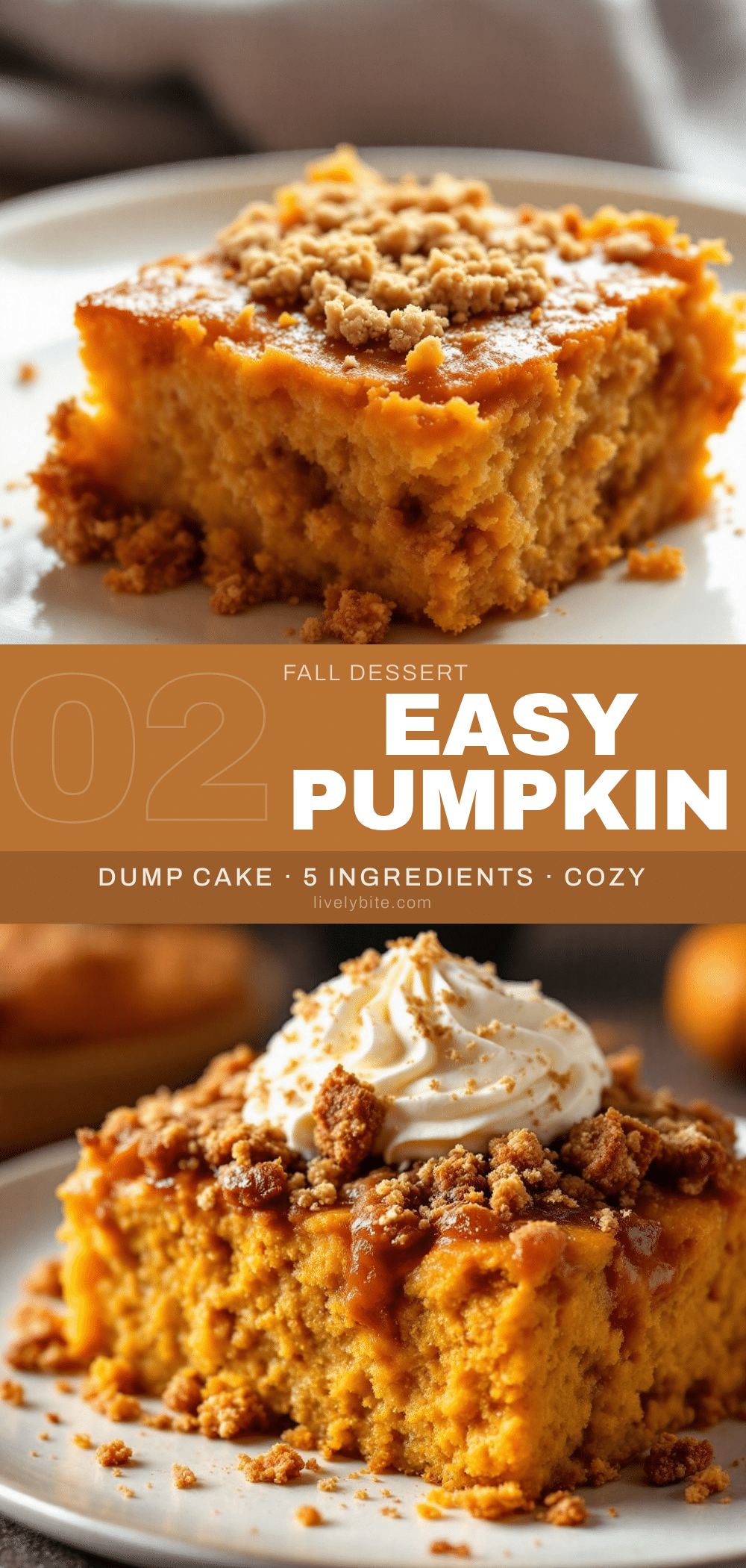 pumpkin dump cake with yellow cake mix recipe
