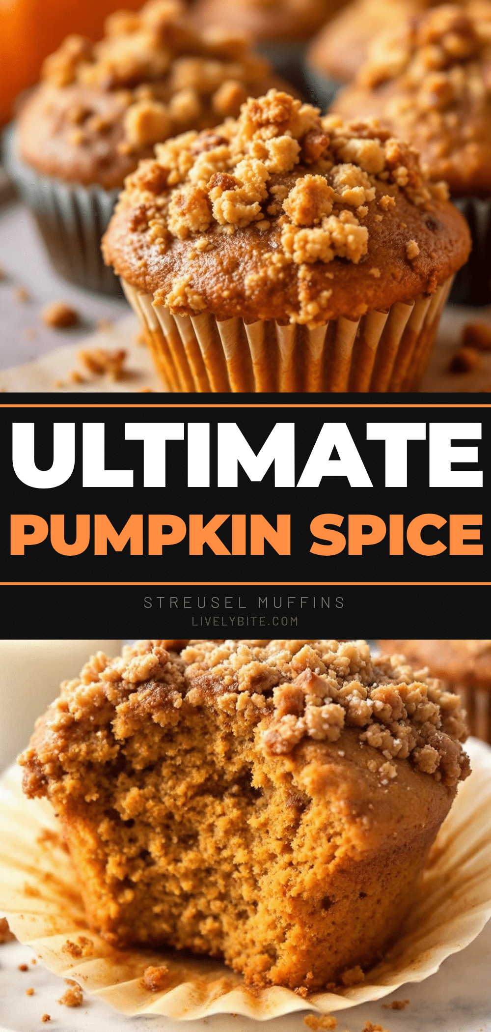 pumpkin streusel muffins recipe