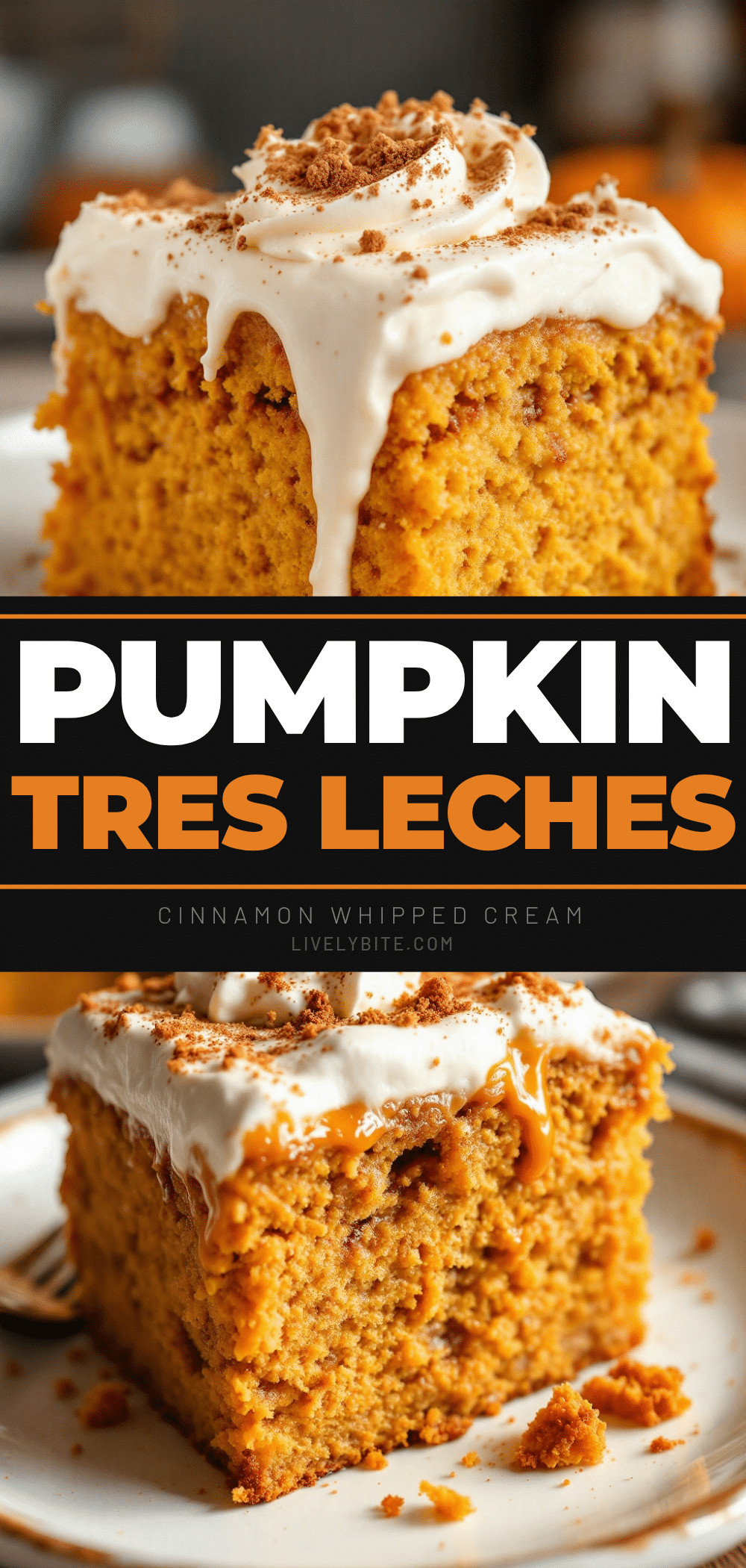 Pumpkin Tres Leches Cake recipe