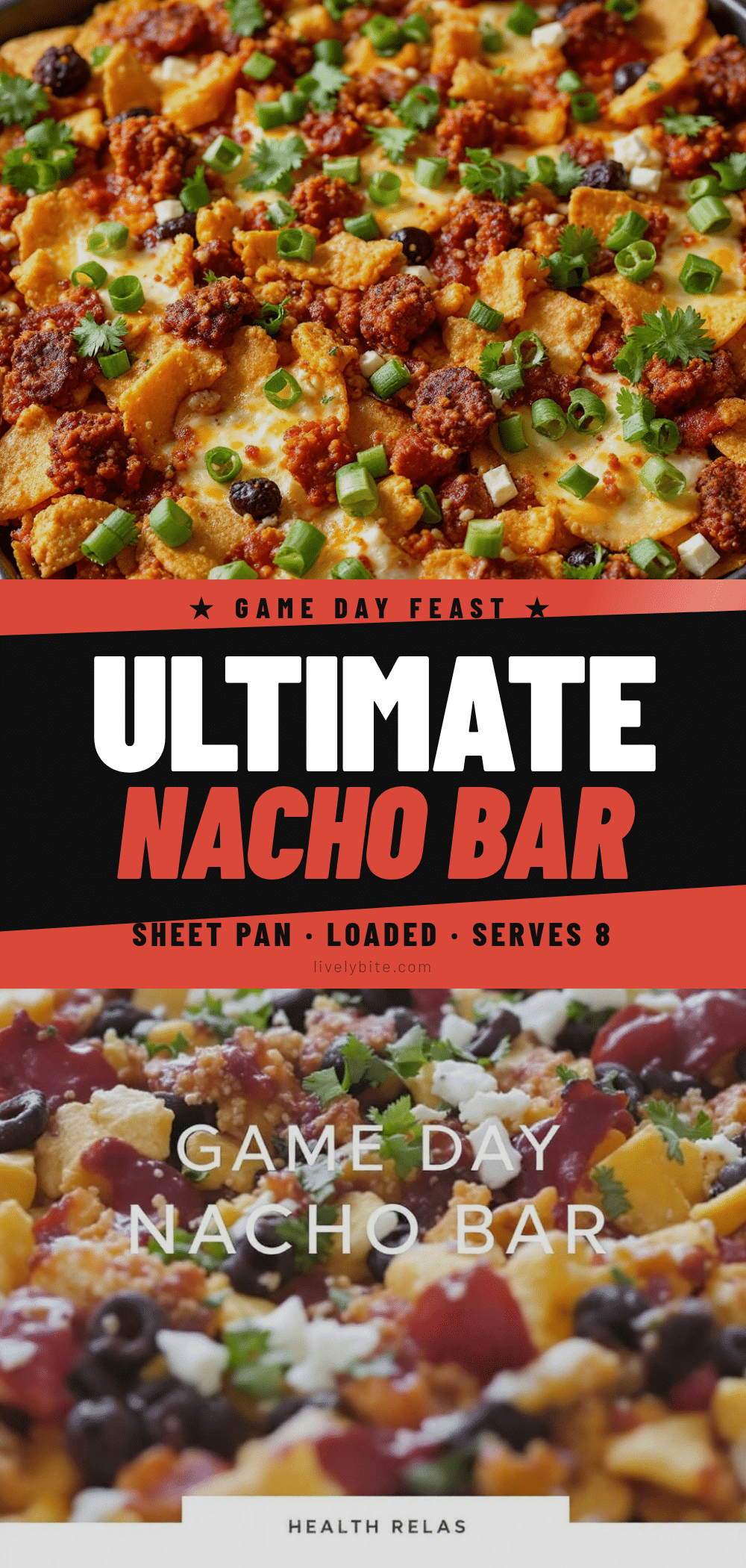 sheet pan nacho bar for game day recipe