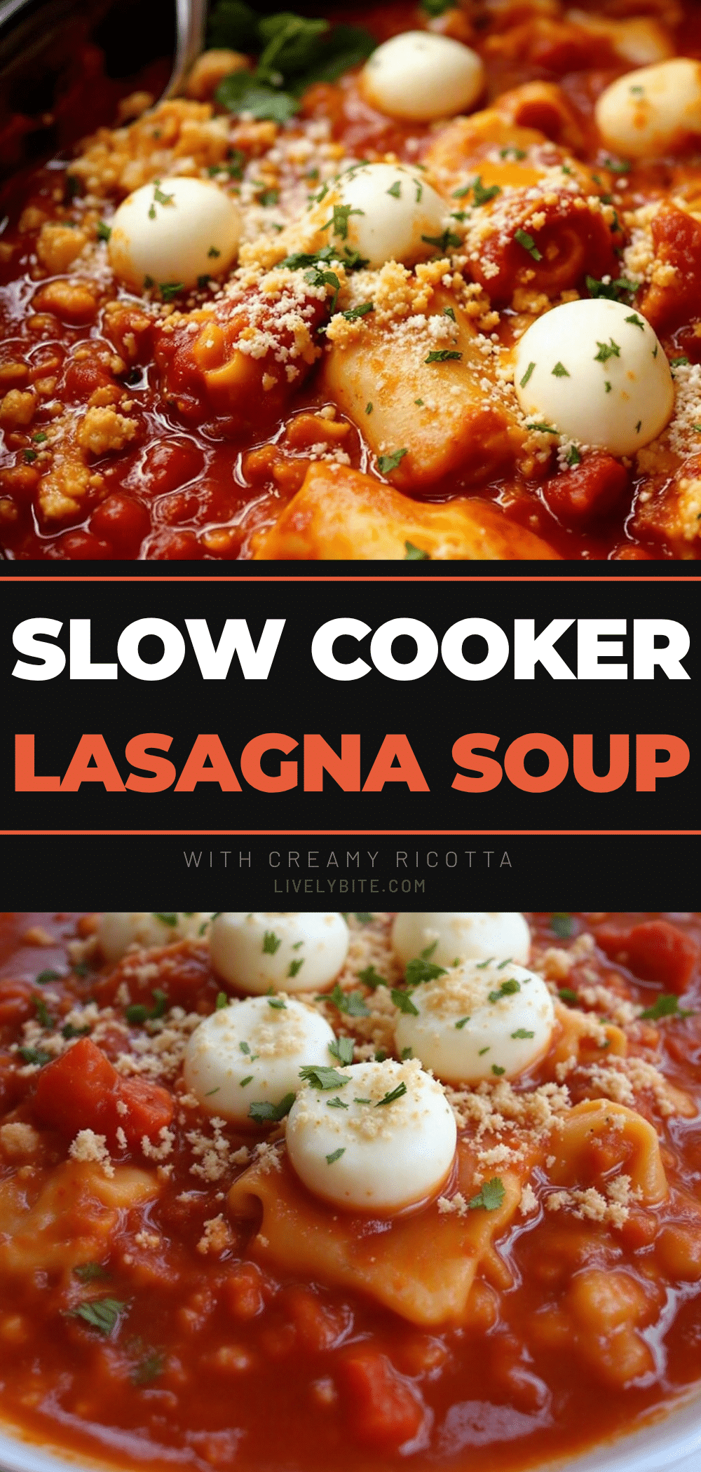slow cooker lasagna soup recipe
