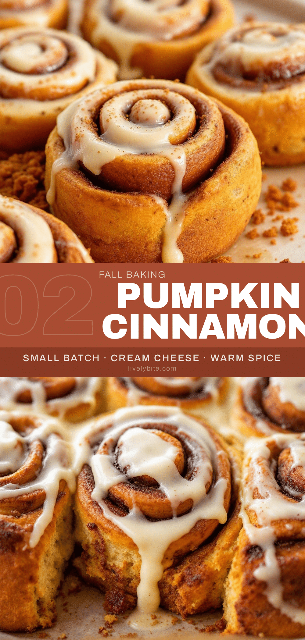 small-batch pumpkin cinnamon rolls recipe