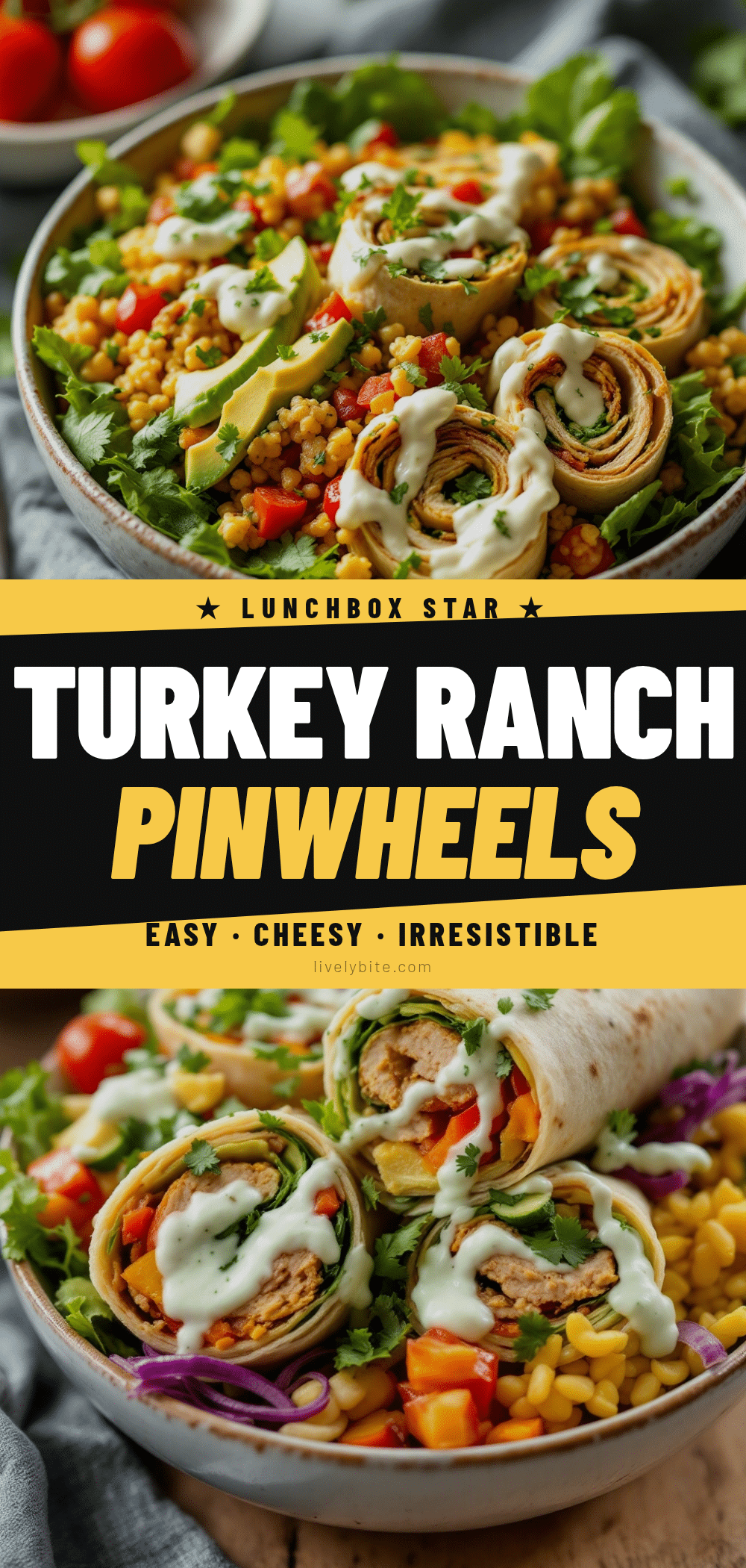 turkey ranch pinwheel wraps recipe