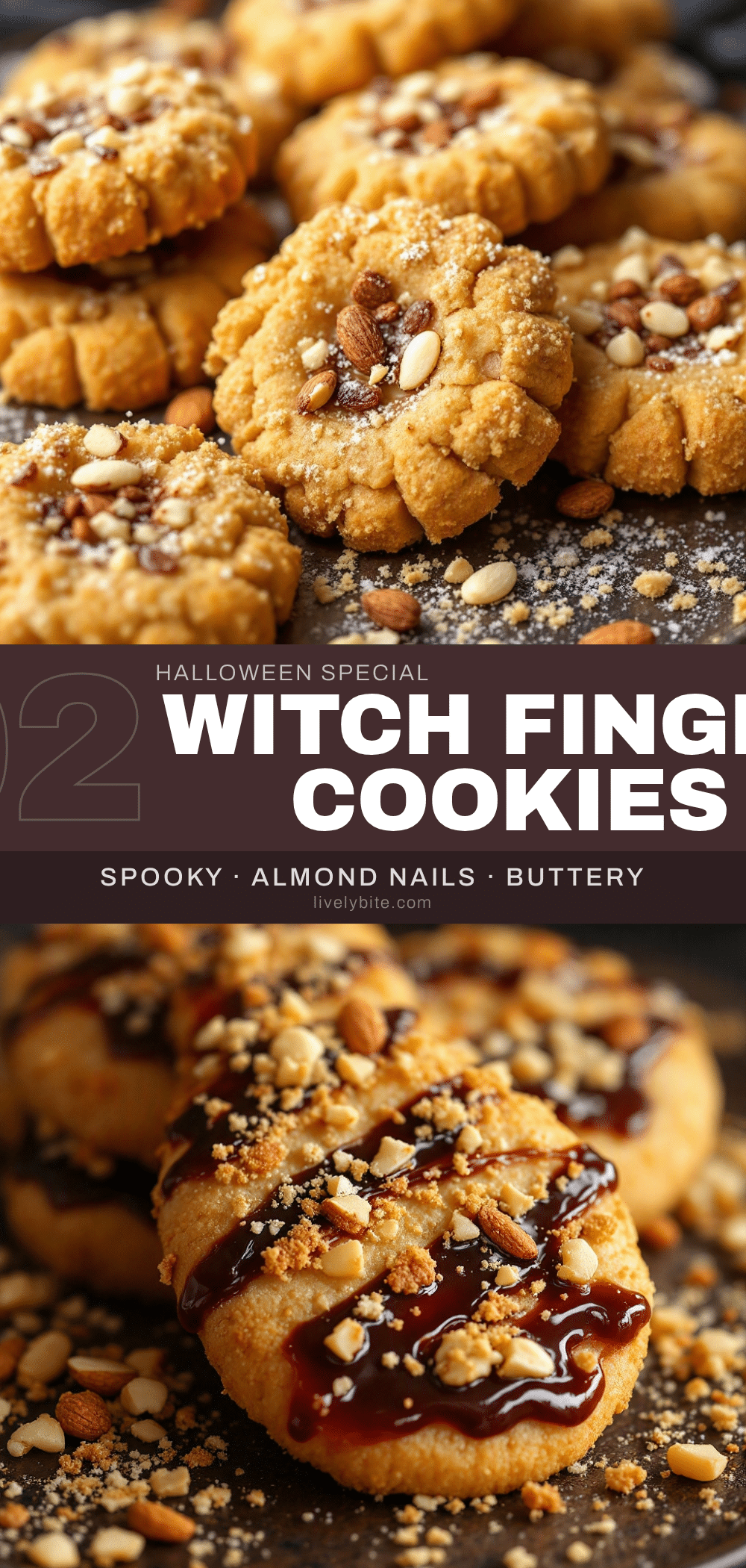 witch finger cookies recipe