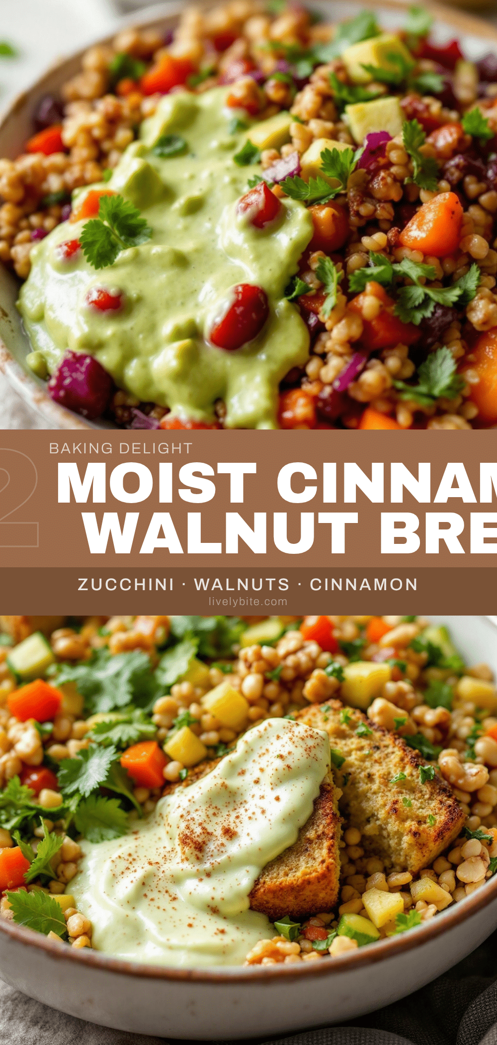 zucchini bread with walnuts and cinnamon recipe