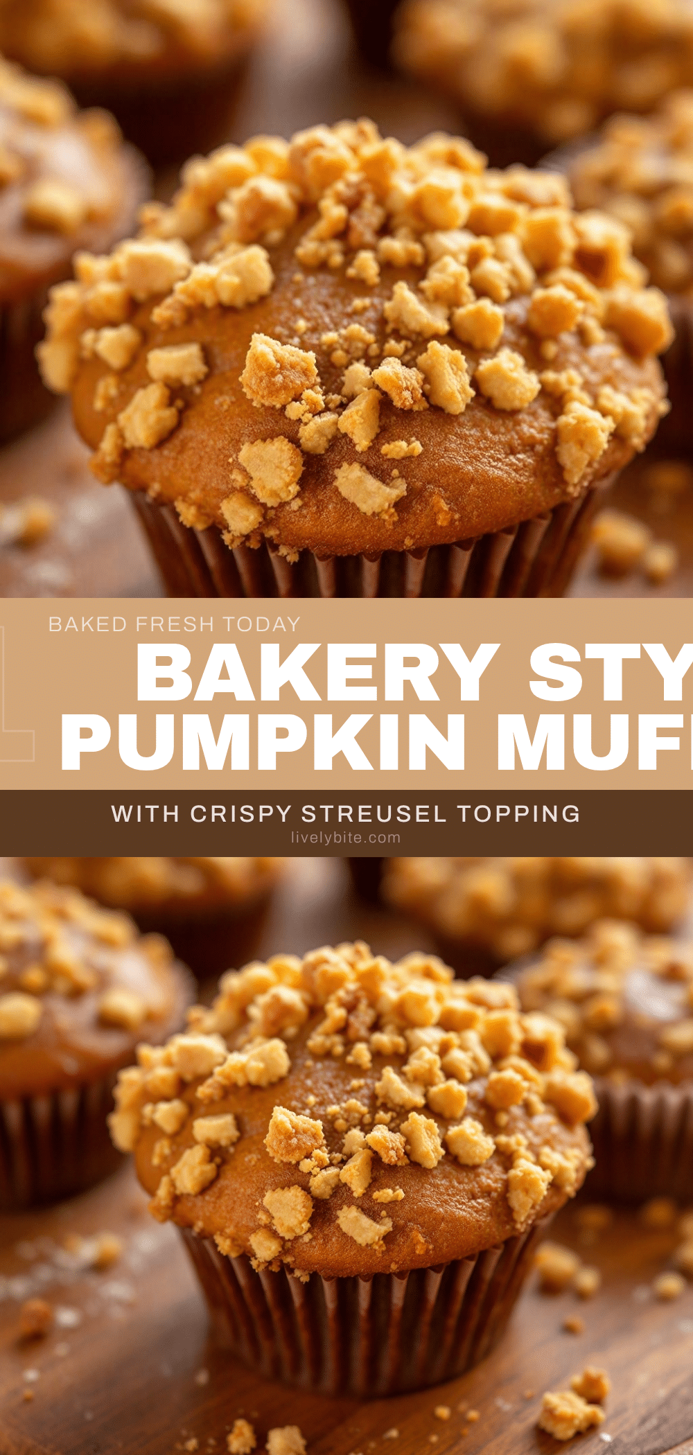 bakery-style pumpkin muffins recipe