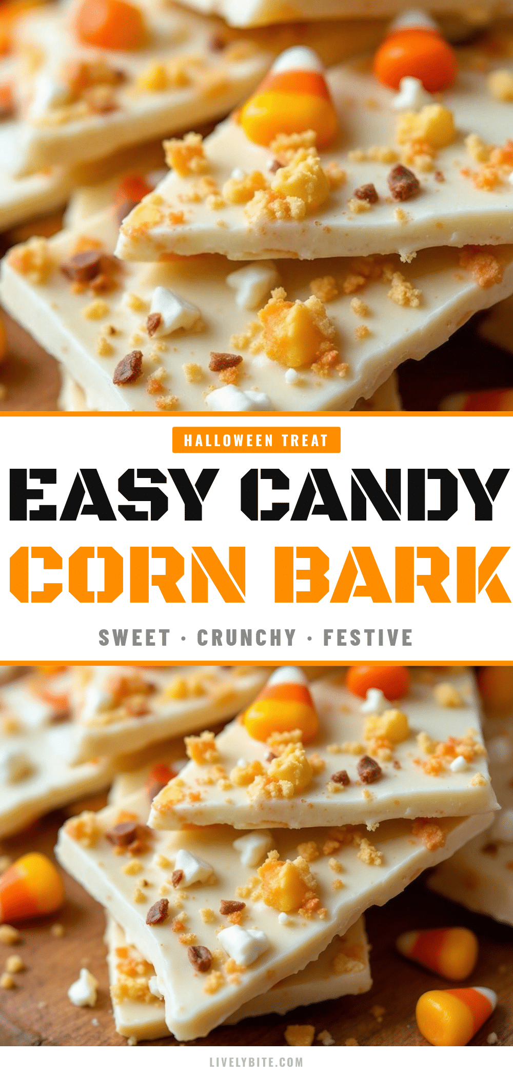 candy corn white chocolate bark recipe