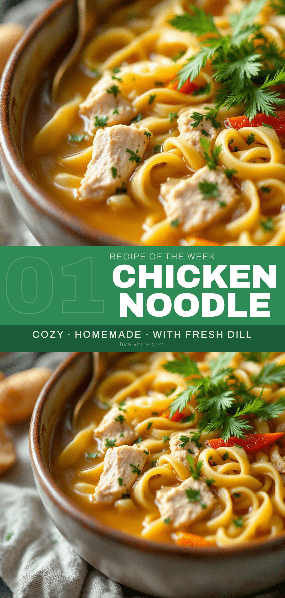 cozy chicken noodle soup recipe